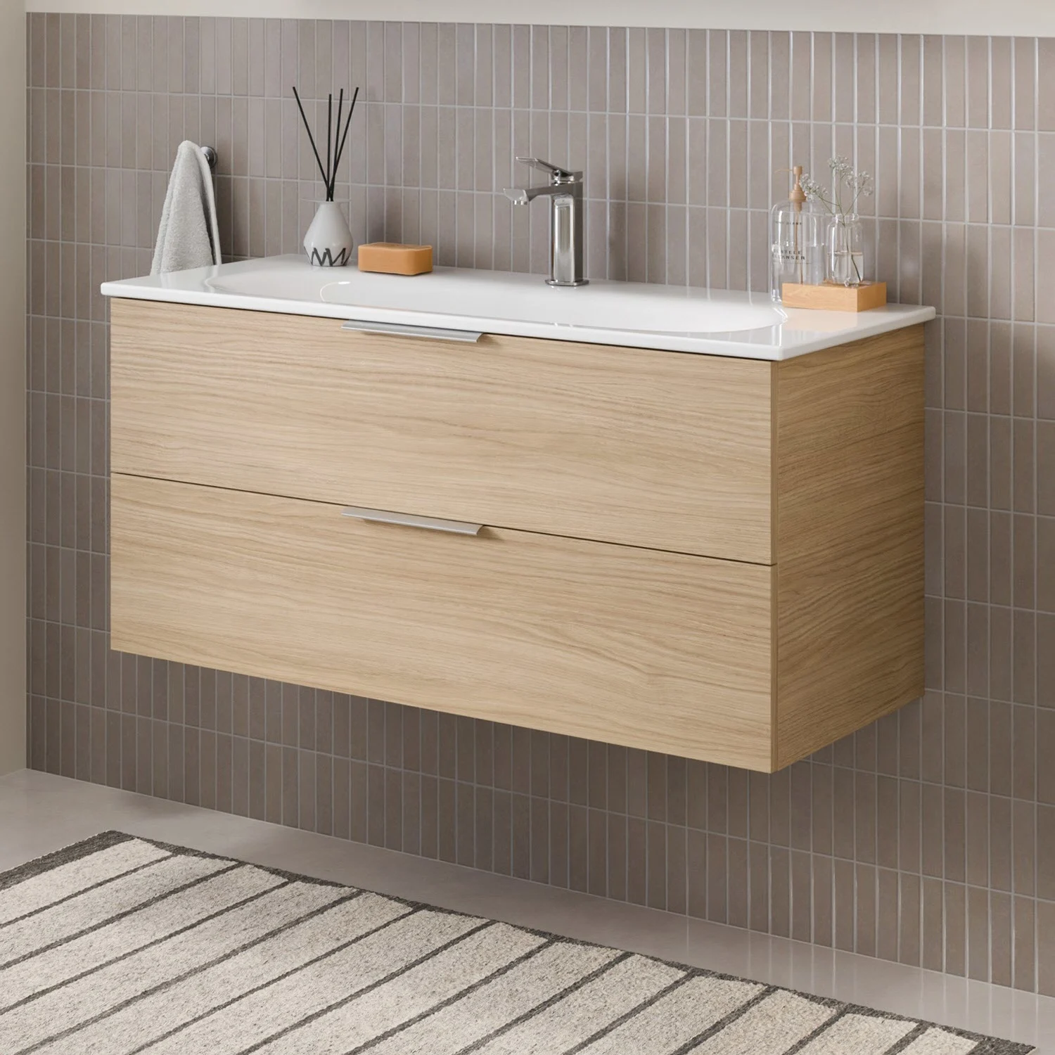 Steinkamp Living 2.0 Waschtischunterschrank für GROHE Essence Waschtisch 100 cm