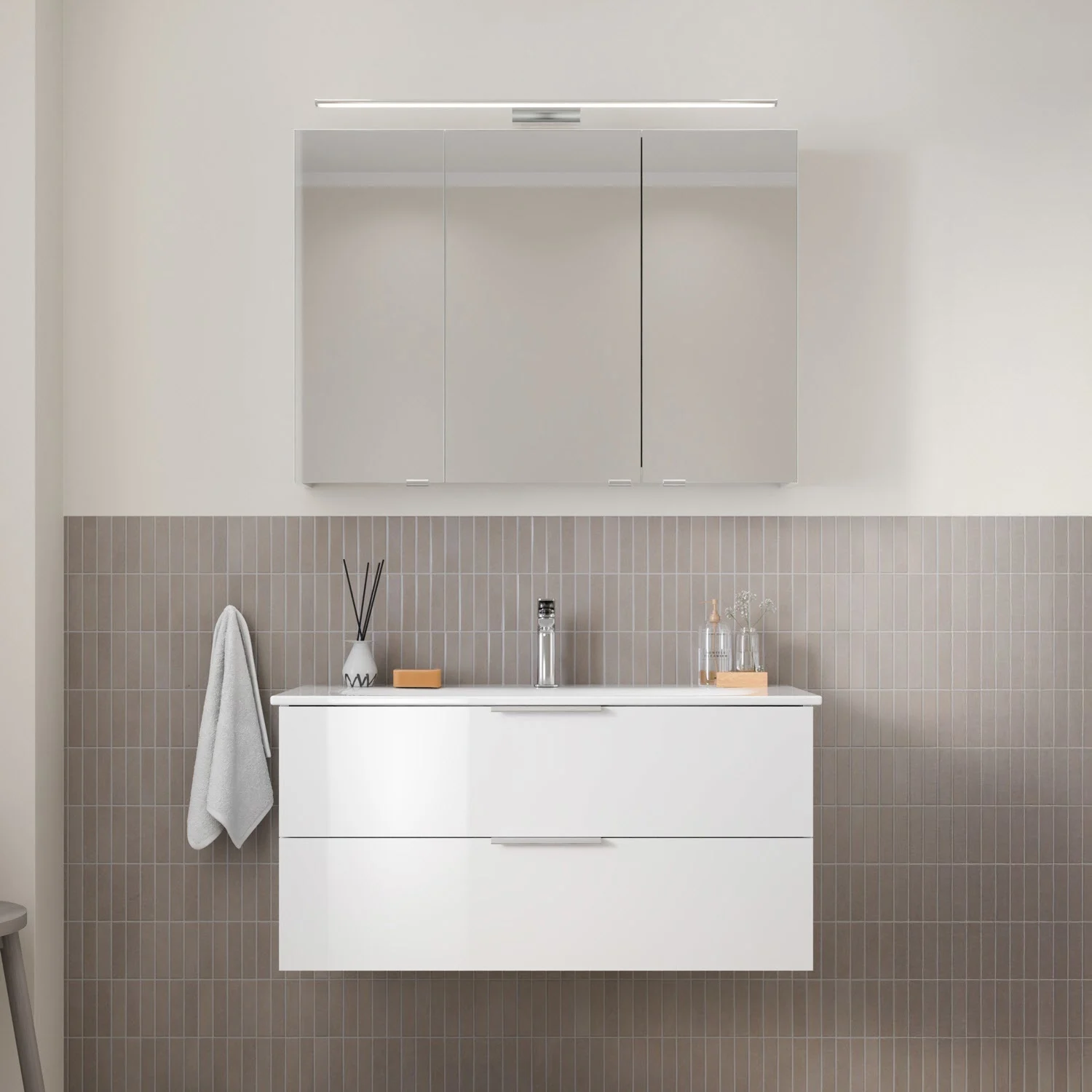 Steinkamp Living 2.0 Waschtischunterschrank für GROHE Essence Waschtisch 100 cm Bild 4