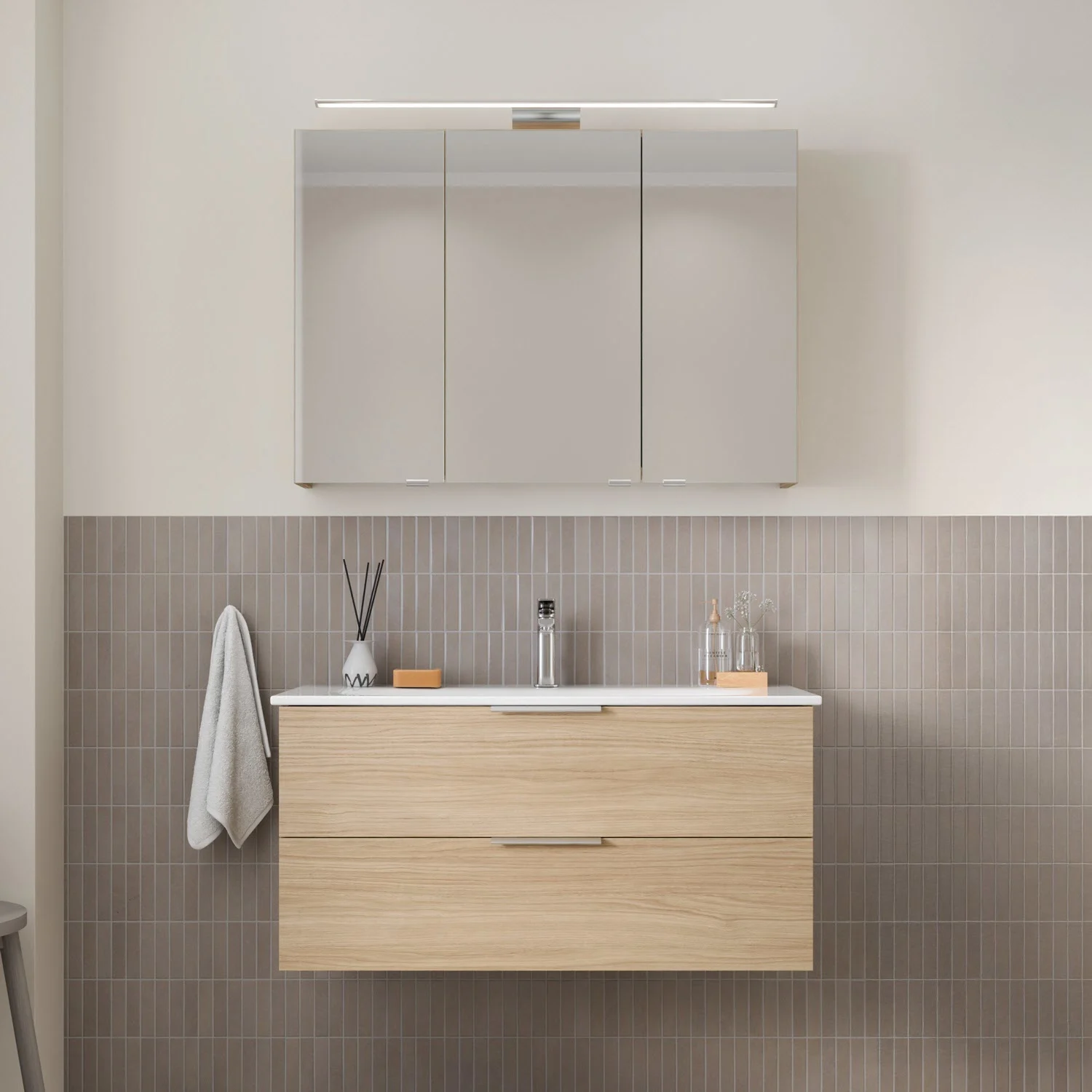 Steinkamp Living 2.0 Waschtischunterschrank für GROHE Essence Waschtisch 100 cm Bild 4