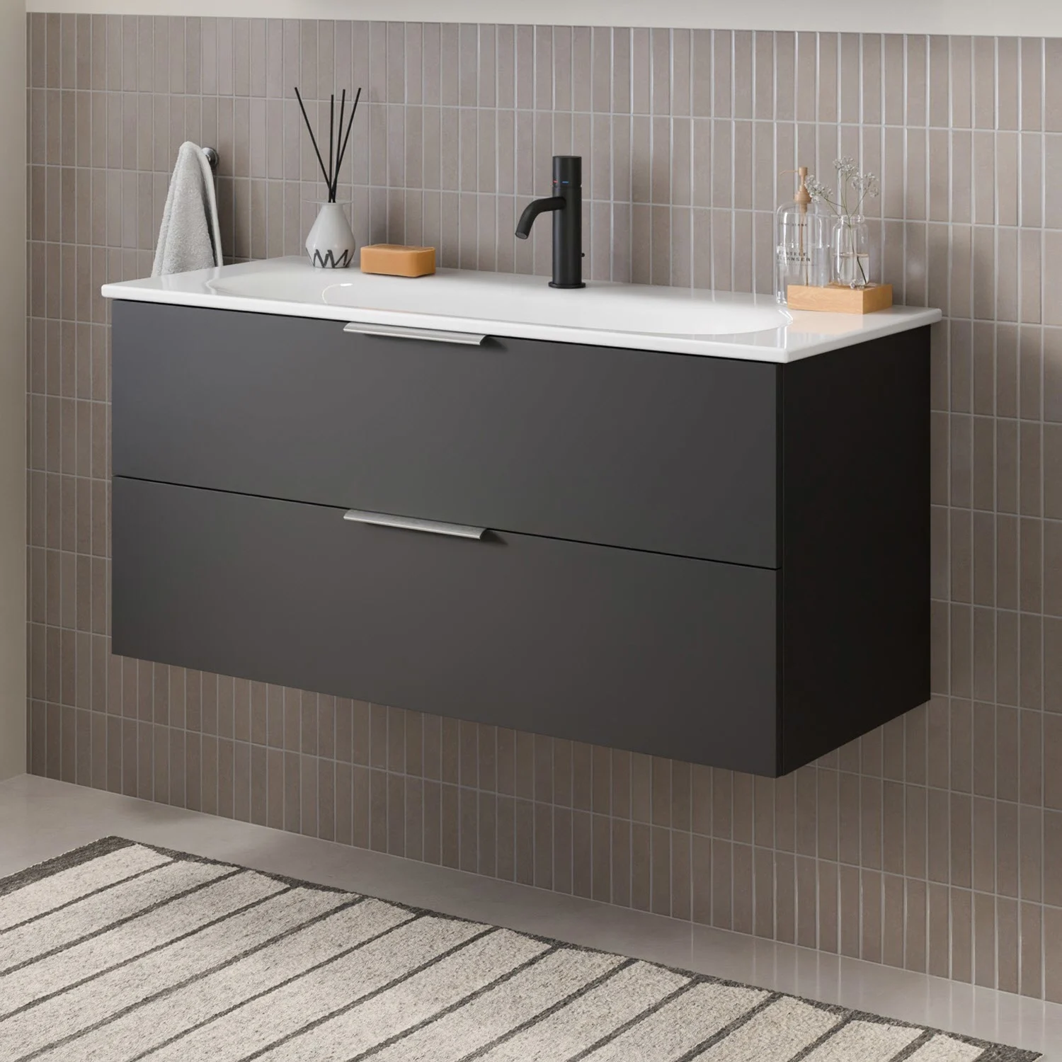 Steinkamp Living 2.0 Waschtischunterschrank für GROHE Essence Waschtisch 100 cm