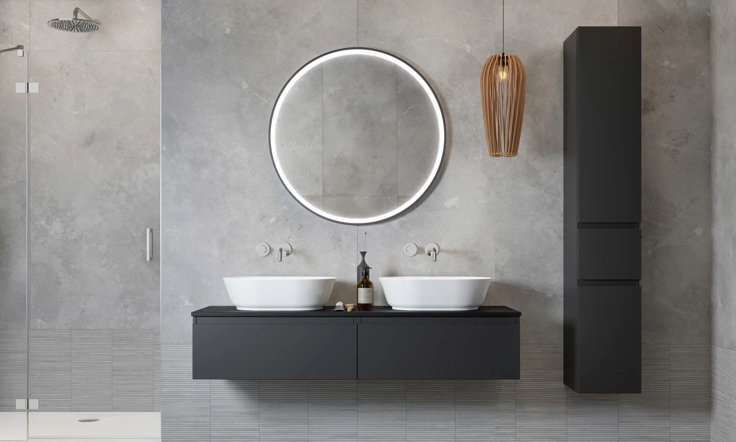 Steinkamp Value Hochschrank 174 cm mit 2 Türen und 1 Auszug, Anschlag rechts Bild 3