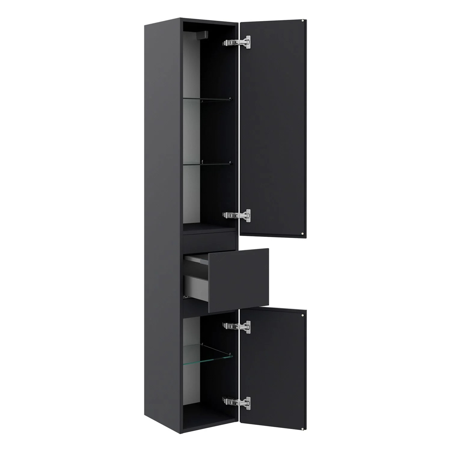 Steinkamp Value Hochschrank 174 cm mit 2 Türen und 1 Auszug, Anschlag rechts Bild 2