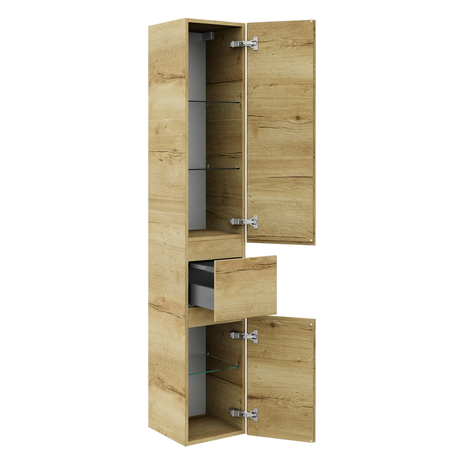 Steinkamp Value Hochschrank 174 cm mit 2 Türen und 1 Auszug, Anschlag rechts Bild 2