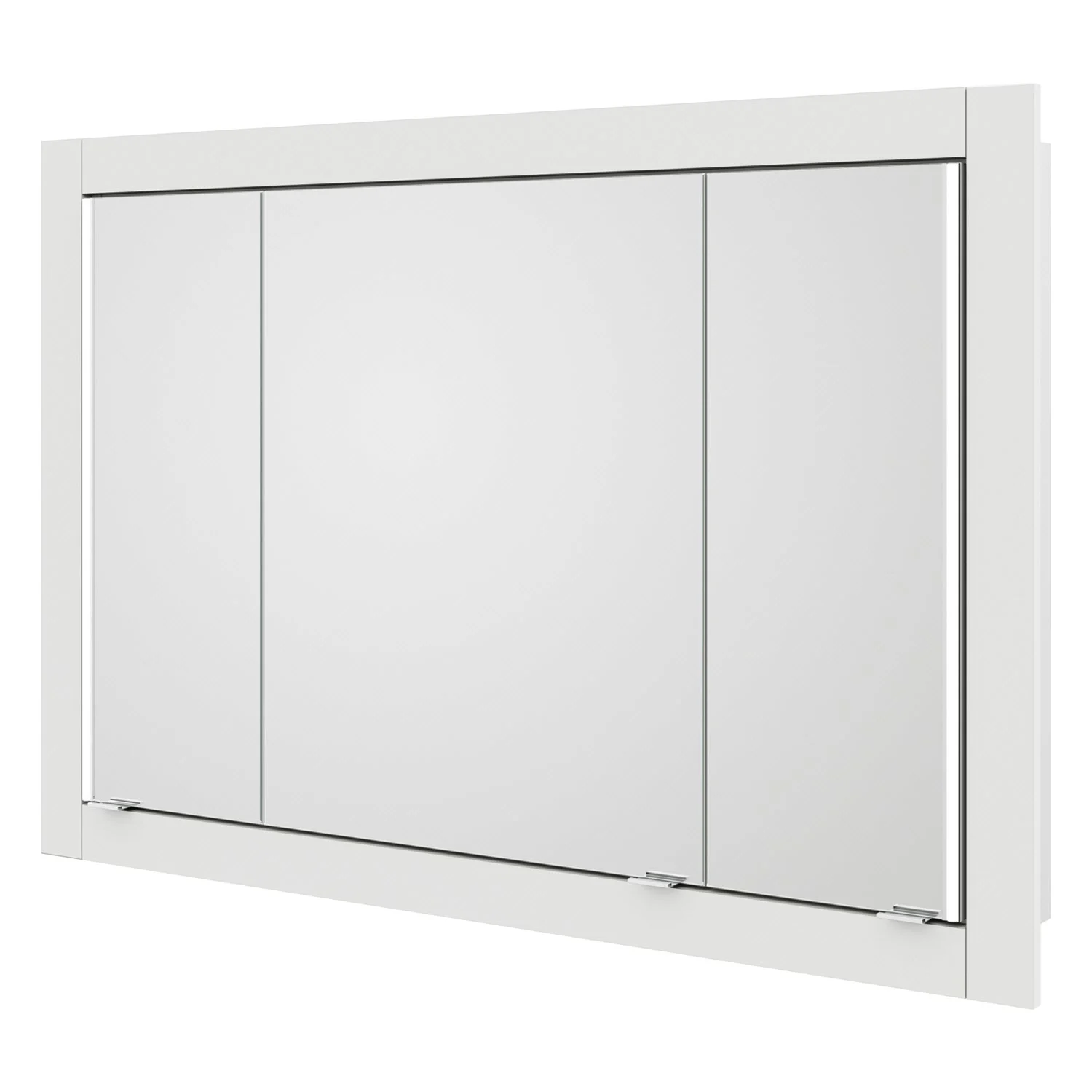 Steinkamp Value Einbauspiegelschrank 121,5 cm mit 3 Türen und LED-Beleuchtung