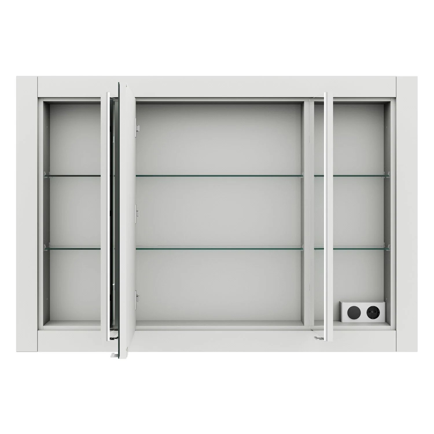 Steinkamp Value Einbauspiegelschrank 121,5 cm mit 3 Türen und LED-Beleuchtung Bild 3