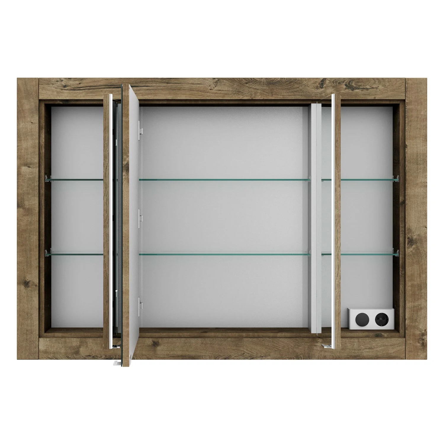 Steinkamp Value Einbauspiegelschrank 121,5 cm mit 3 Türen und LED-Beleuchtung Bild 3