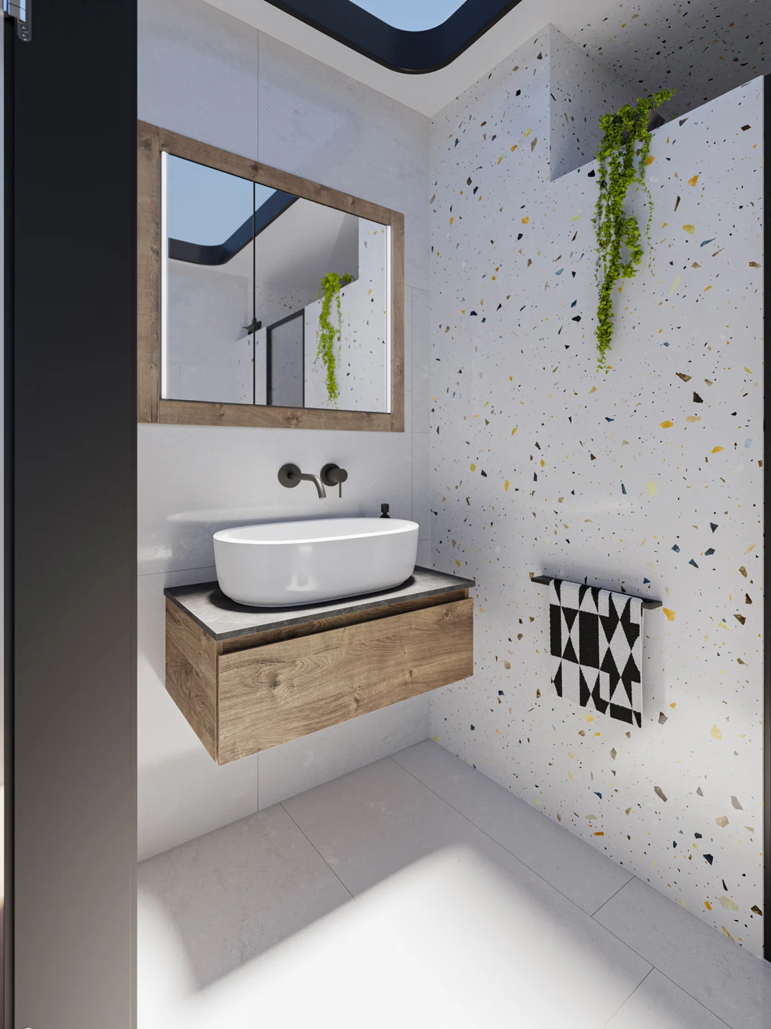 Steinkamp Value Einbauspiegelschrank 91,5 cm mit 2 Türen und LED-Beleuchtung Bild 6