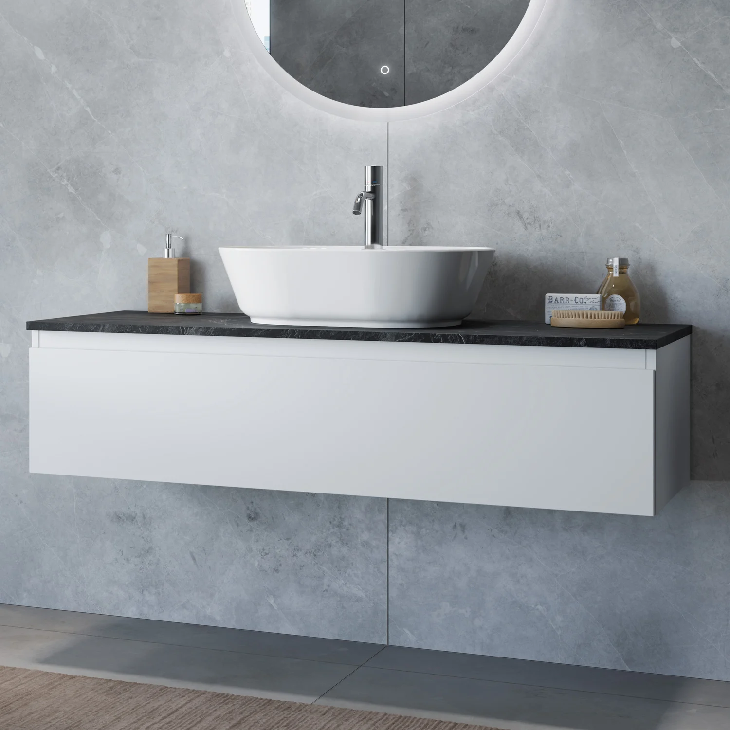 Steinkamp Value Waschtischkonsole 121 cm mit 1 Auszug