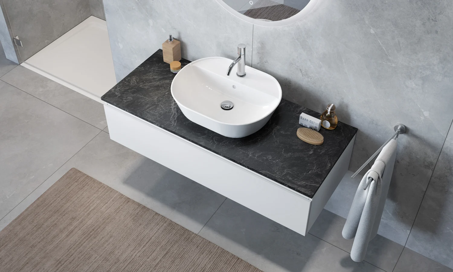 Steinkamp Value Waschtischkonsole 121 cm mit 1 Auszug Bild 3