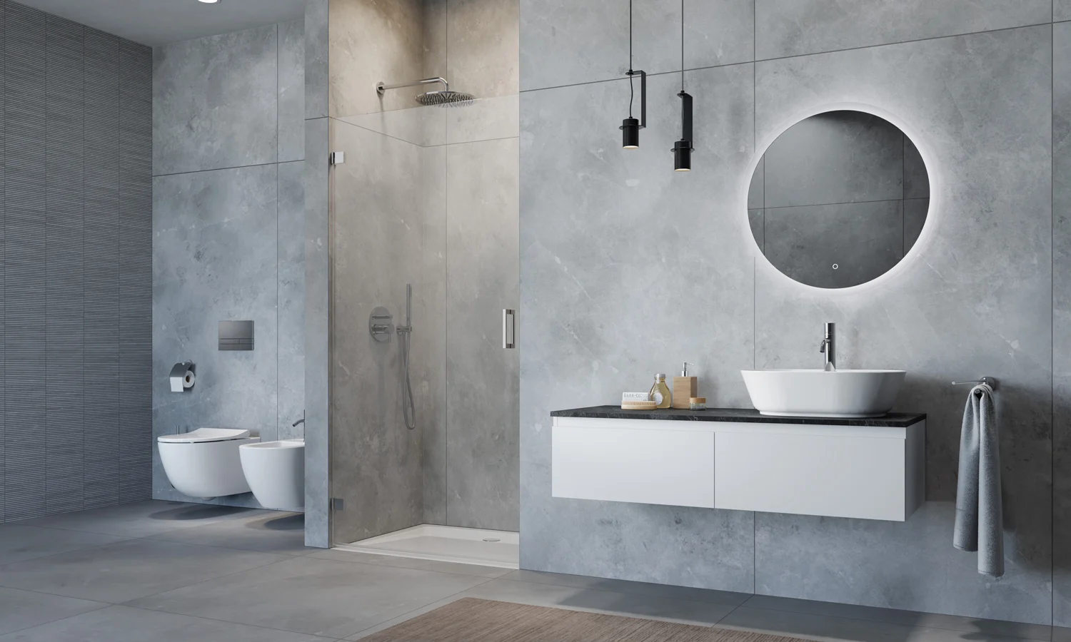 Steinkamp Value Waschtischkonsole 121 cm mit 2 Auszügen Bild 4