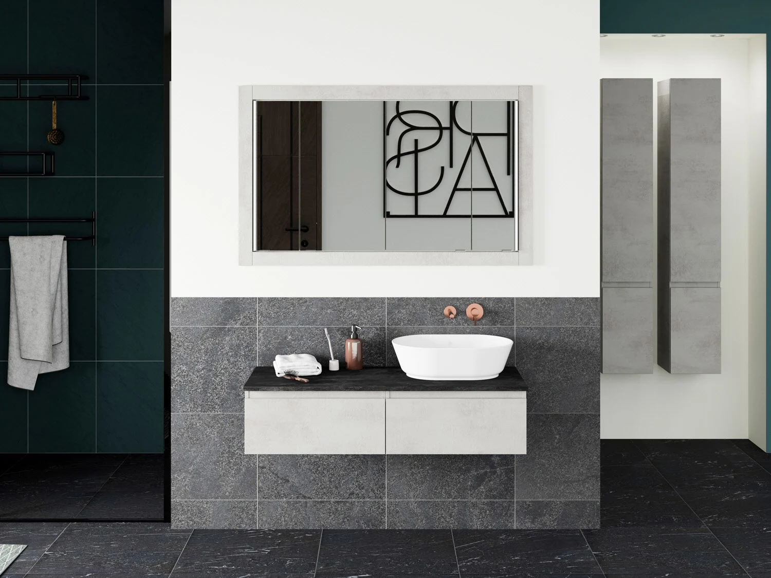 Steinkamp Value Waschtischkonsole 121 cm mit 2 Auszügen Bild 8