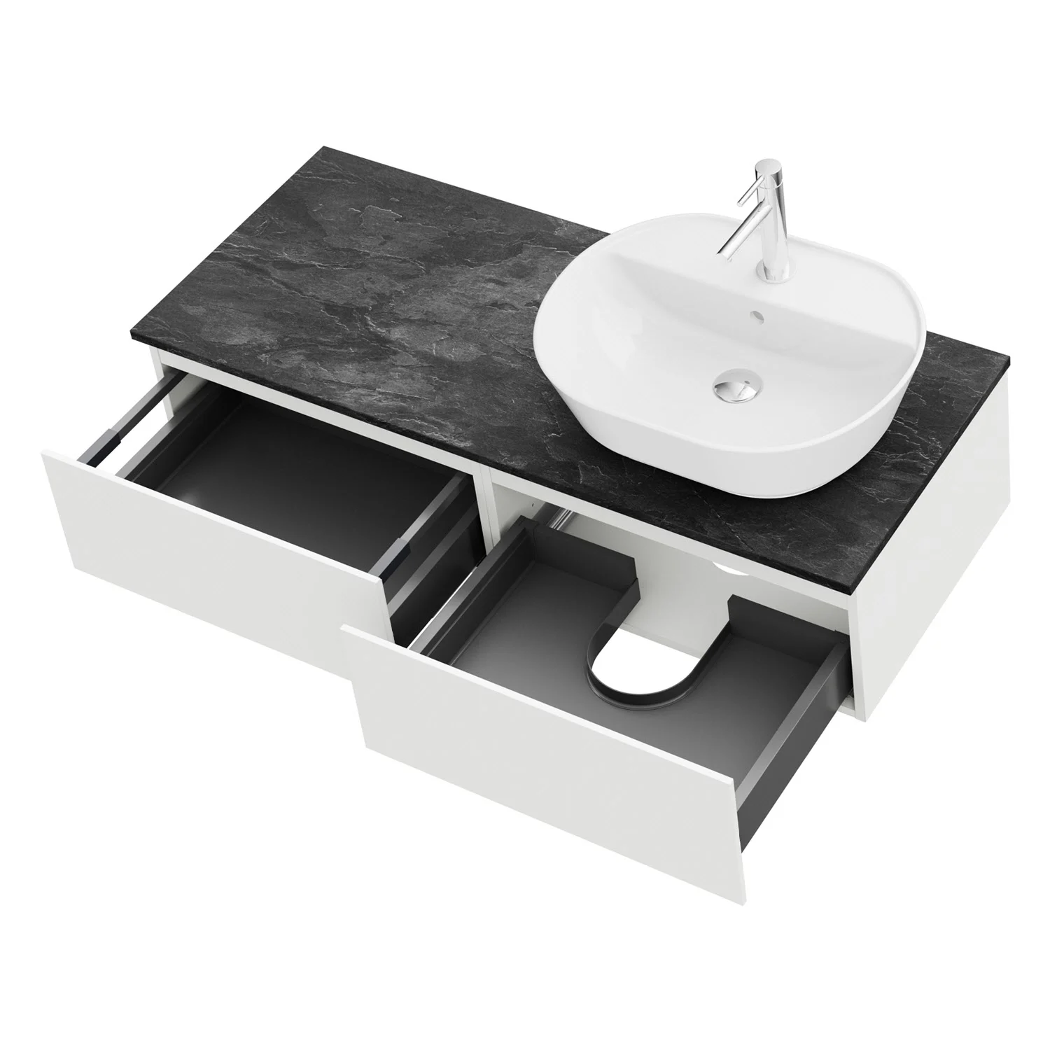 Steinkamp Value Waschtischkonsole 121 cm mit 2 Auszügen Bild 2