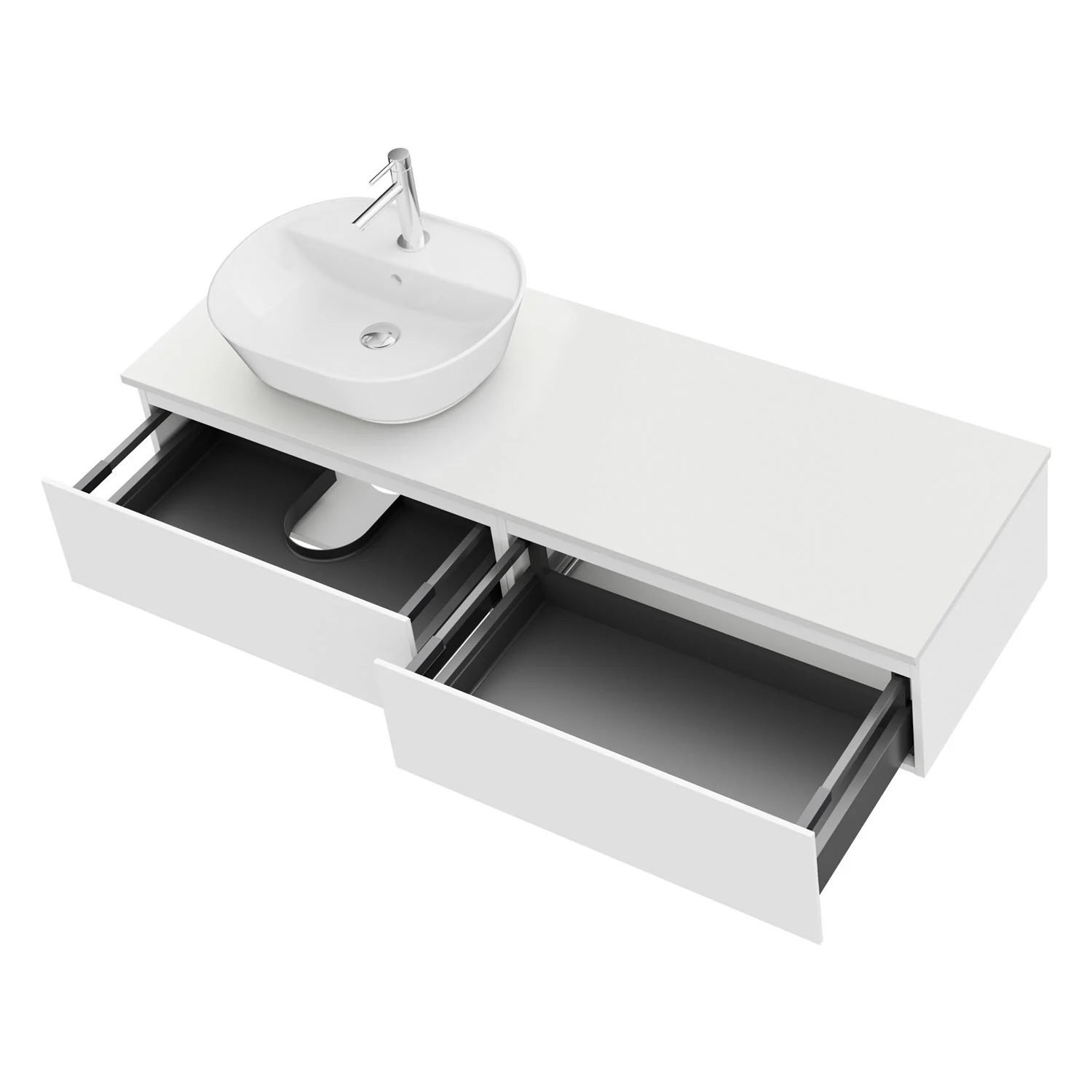 Steinkamp Value Waschtischkonsole 151 cm mit 2 Auszügen Bild 3