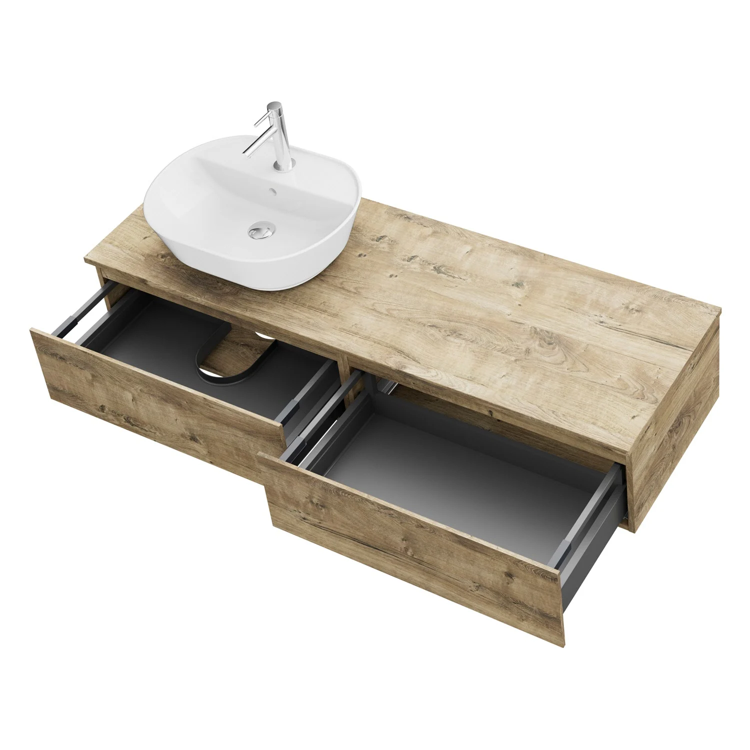 Steinkamp Value Waschtischkonsole 151 cm mit 2 Auszügen Bild 3