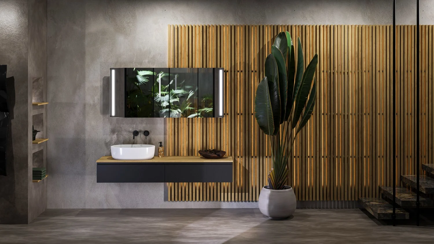 Steinkamp Value Waschtischkonsole 181 cm mit 2 Auszügen Bild 8