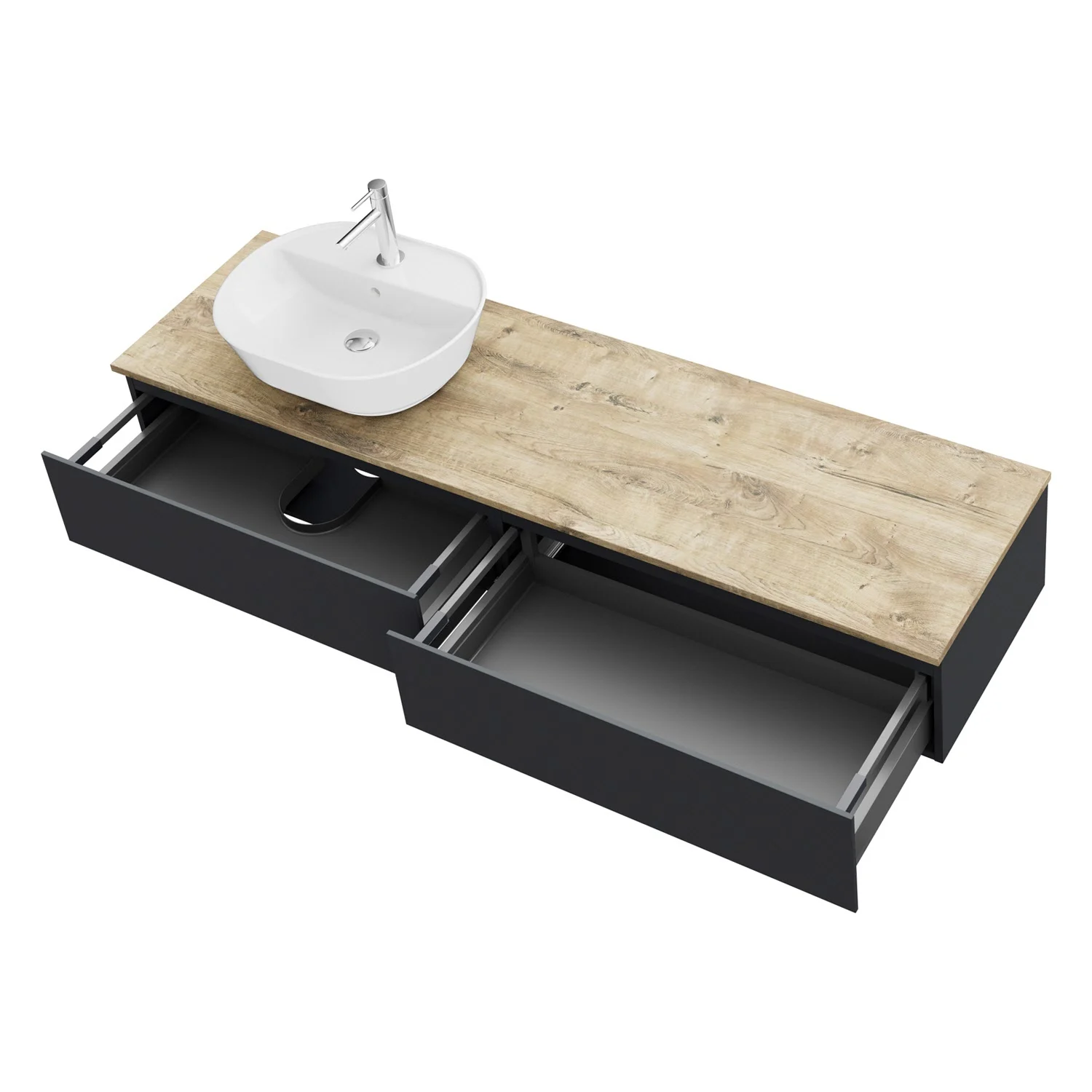 Steinkamp Value Waschtischkonsole 181 cm mit 2 Auszügen Bild 3