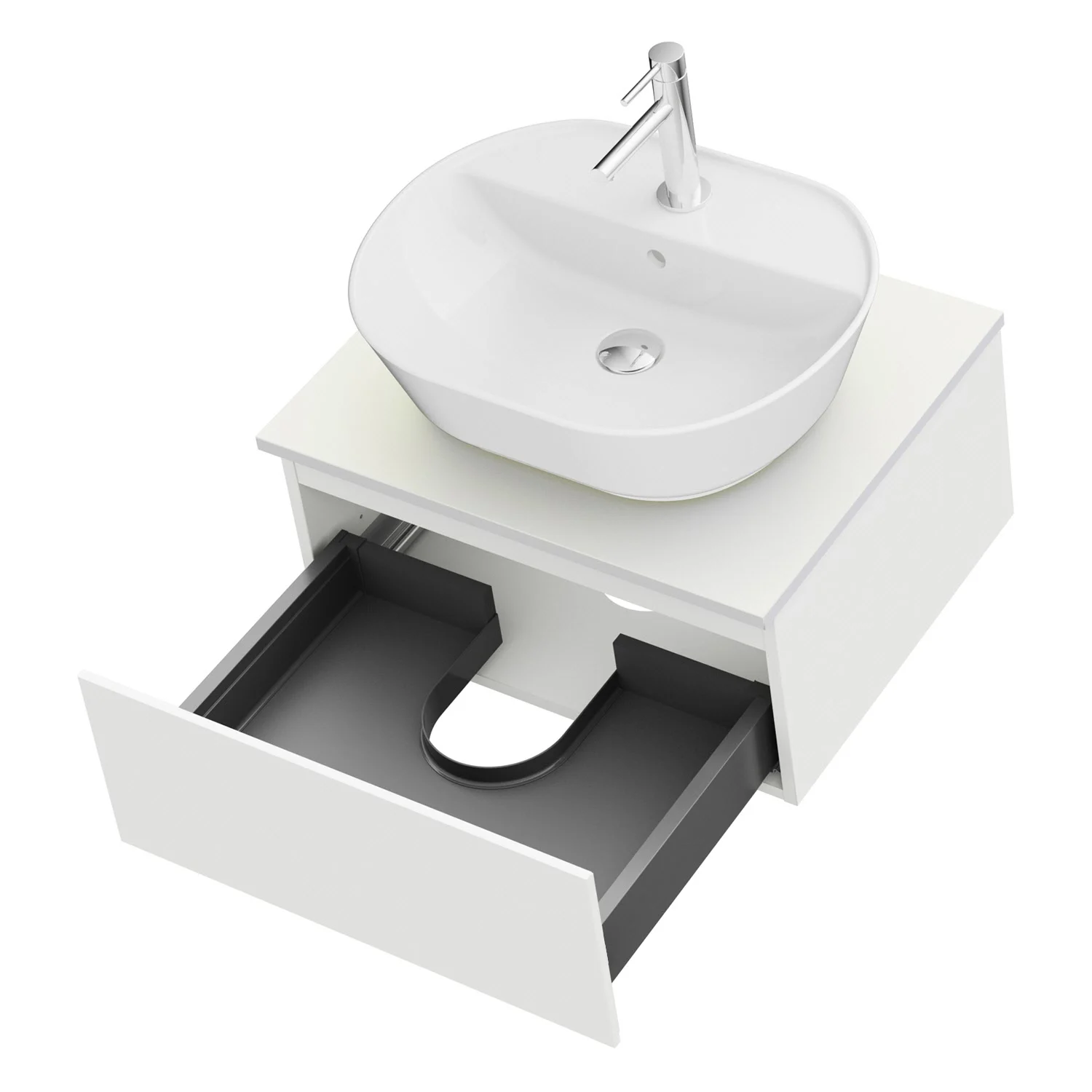 Steinkamp Value Waschtischkonsole 61 cm mit 1 Auszug Bild 3