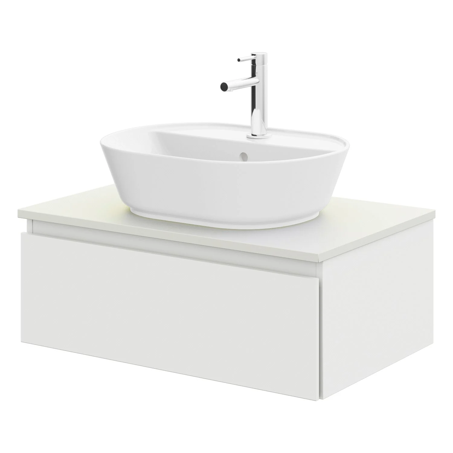 Steinkamp Value Waschtischkonsole 76 cm mit 1 Auszug