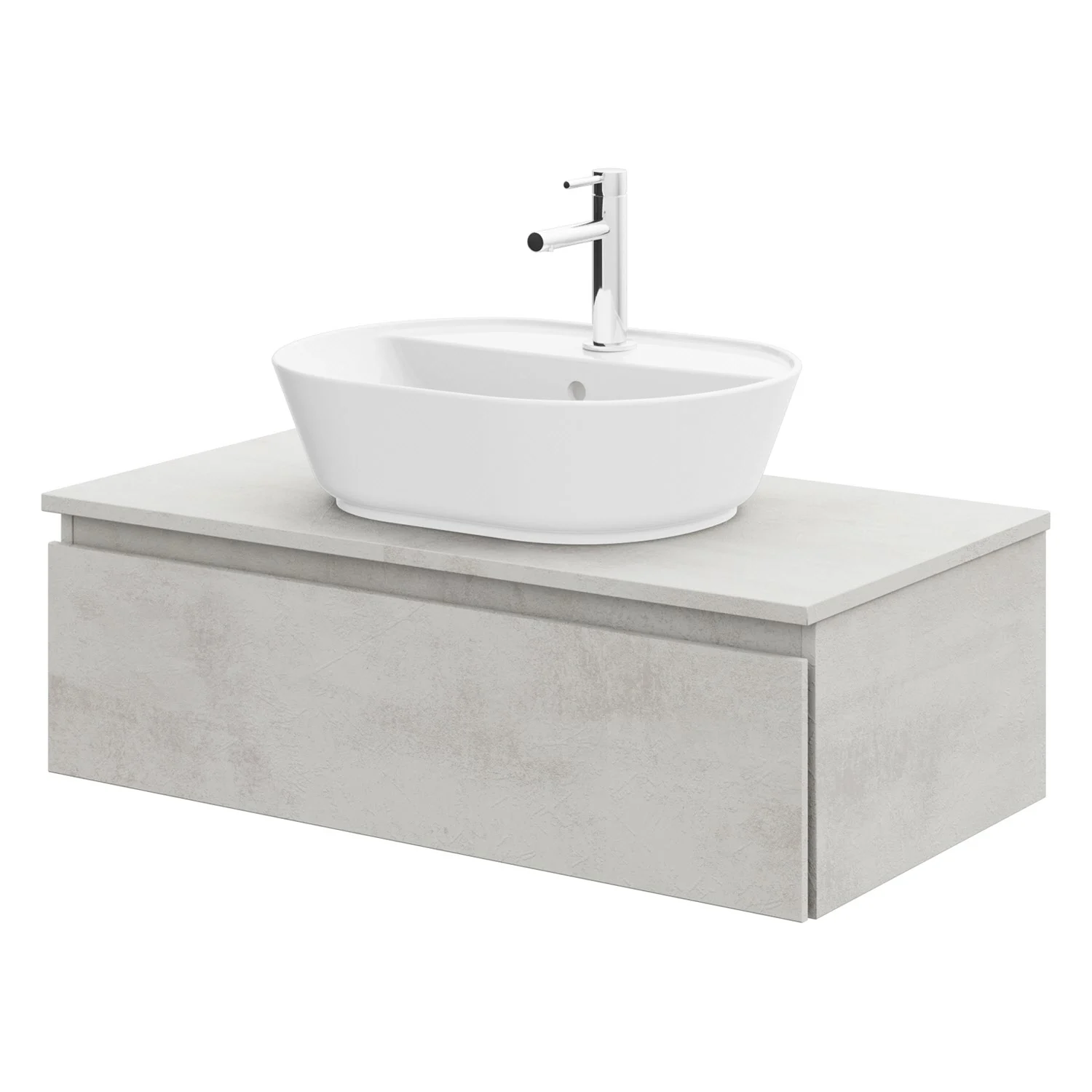 Steinkamp Value Waschtischkonsole 91 cm mit 1 Auszug