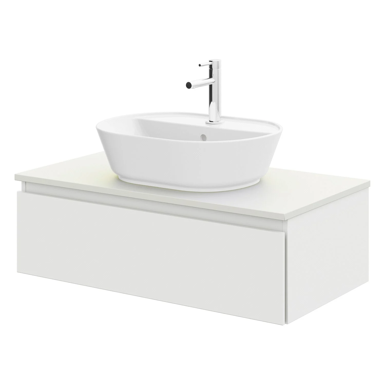 Steinkamp Value Waschtischkonsole 91 cm mit 1 Auszug