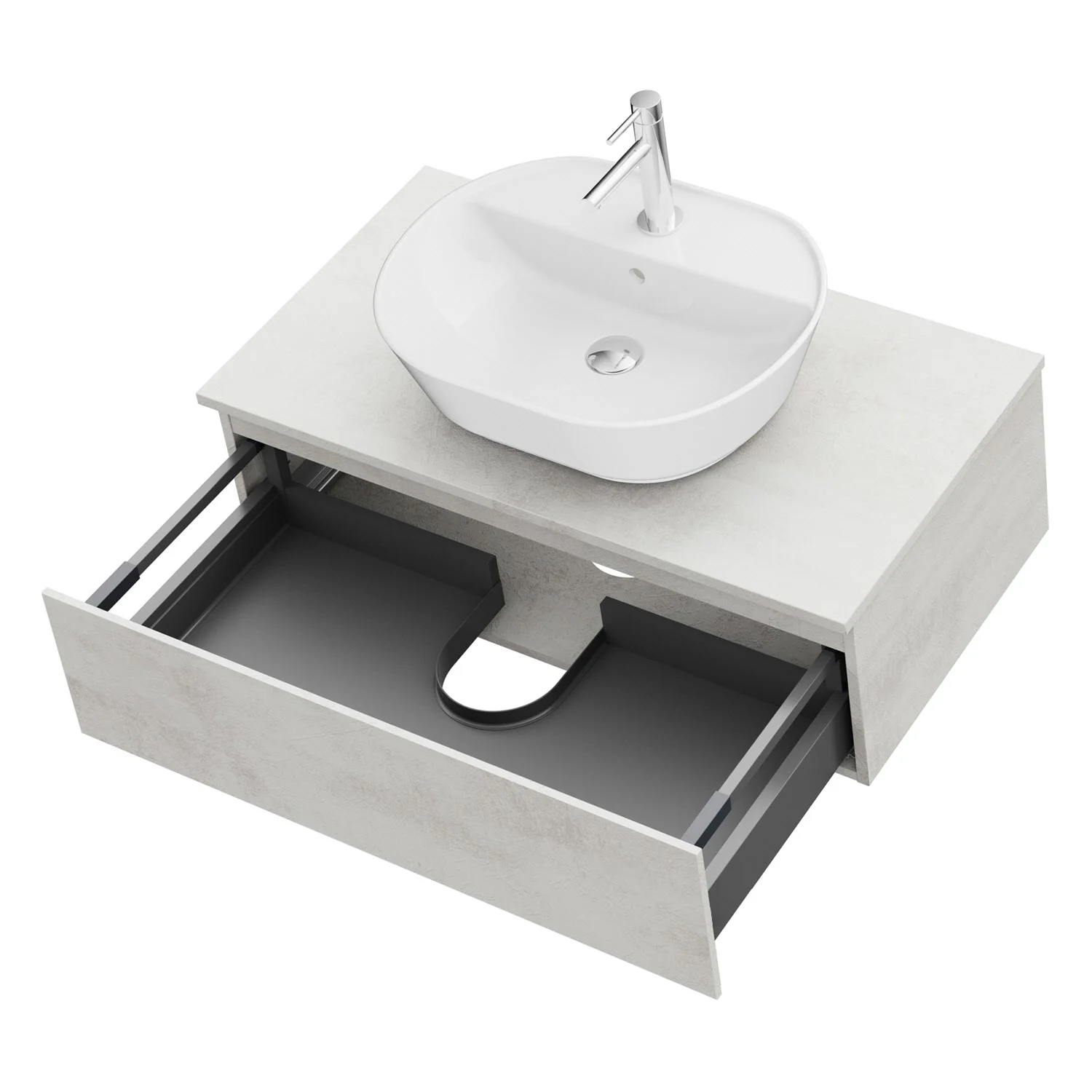 Steinkamp Value Waschtischkonsole 91 cm mit 1 Auszug Bild 3