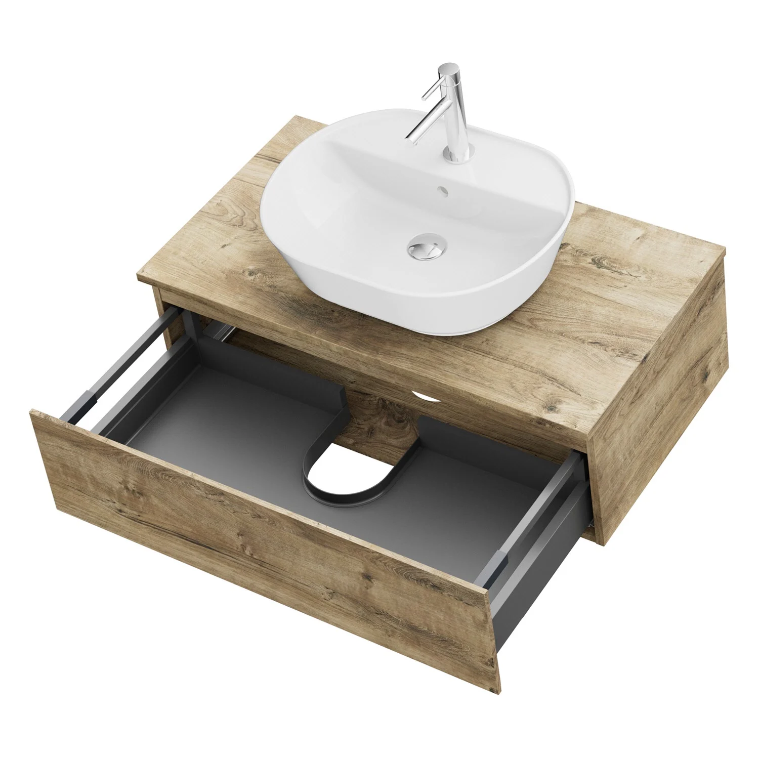 Steinkamp Value Waschtischkonsole 91 cm mit 1 Auszug Bild 3