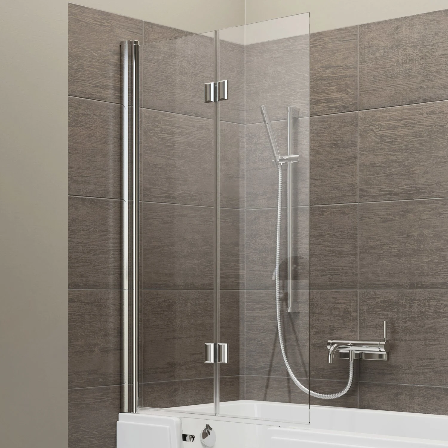 Steinkamp easy entry Badewannenaufsatz 2-teilig, Anschlag links