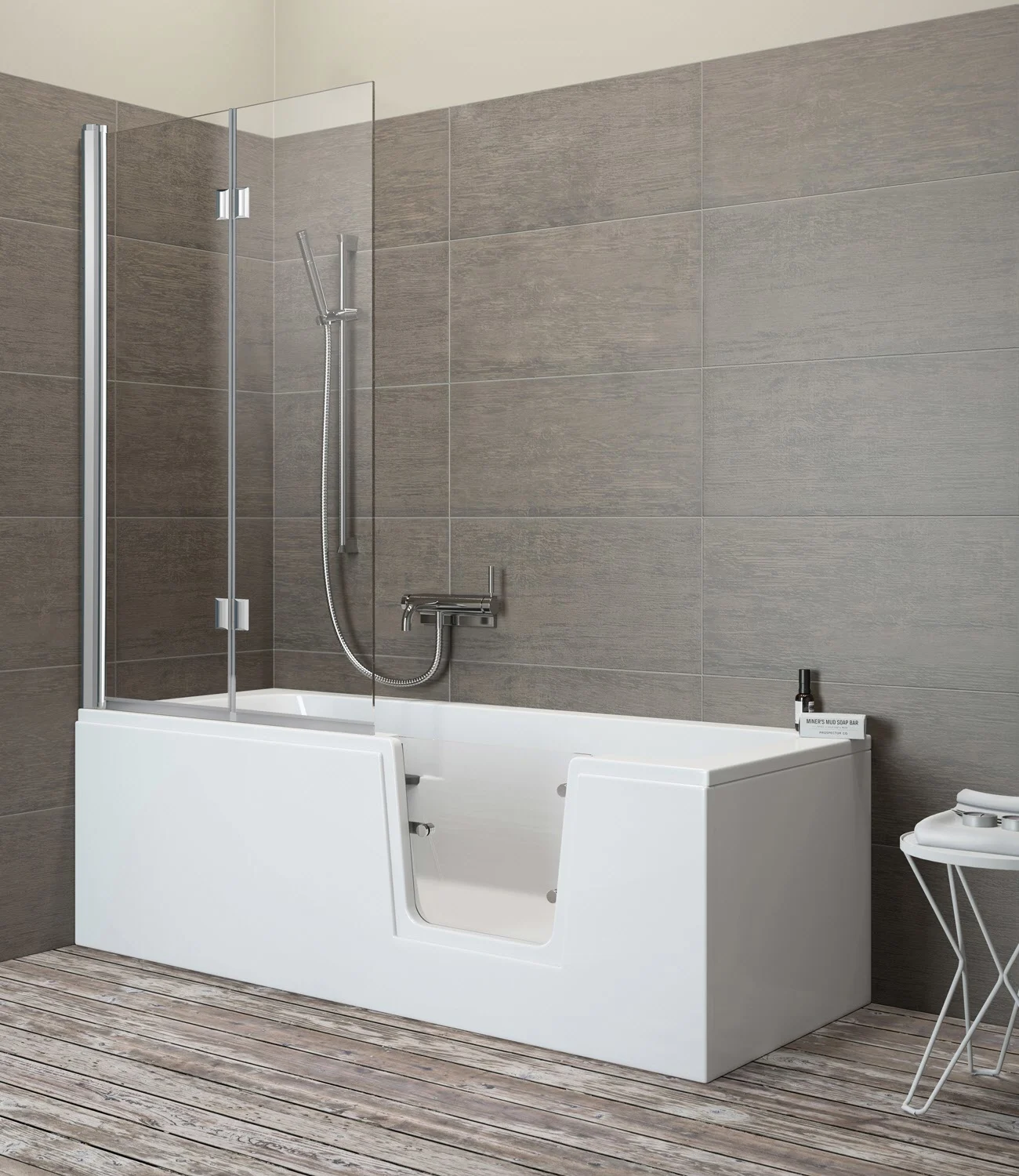 Steinkamp easy entry Badewannenaufsatz 2-teilig, Anschlag links Bild 7