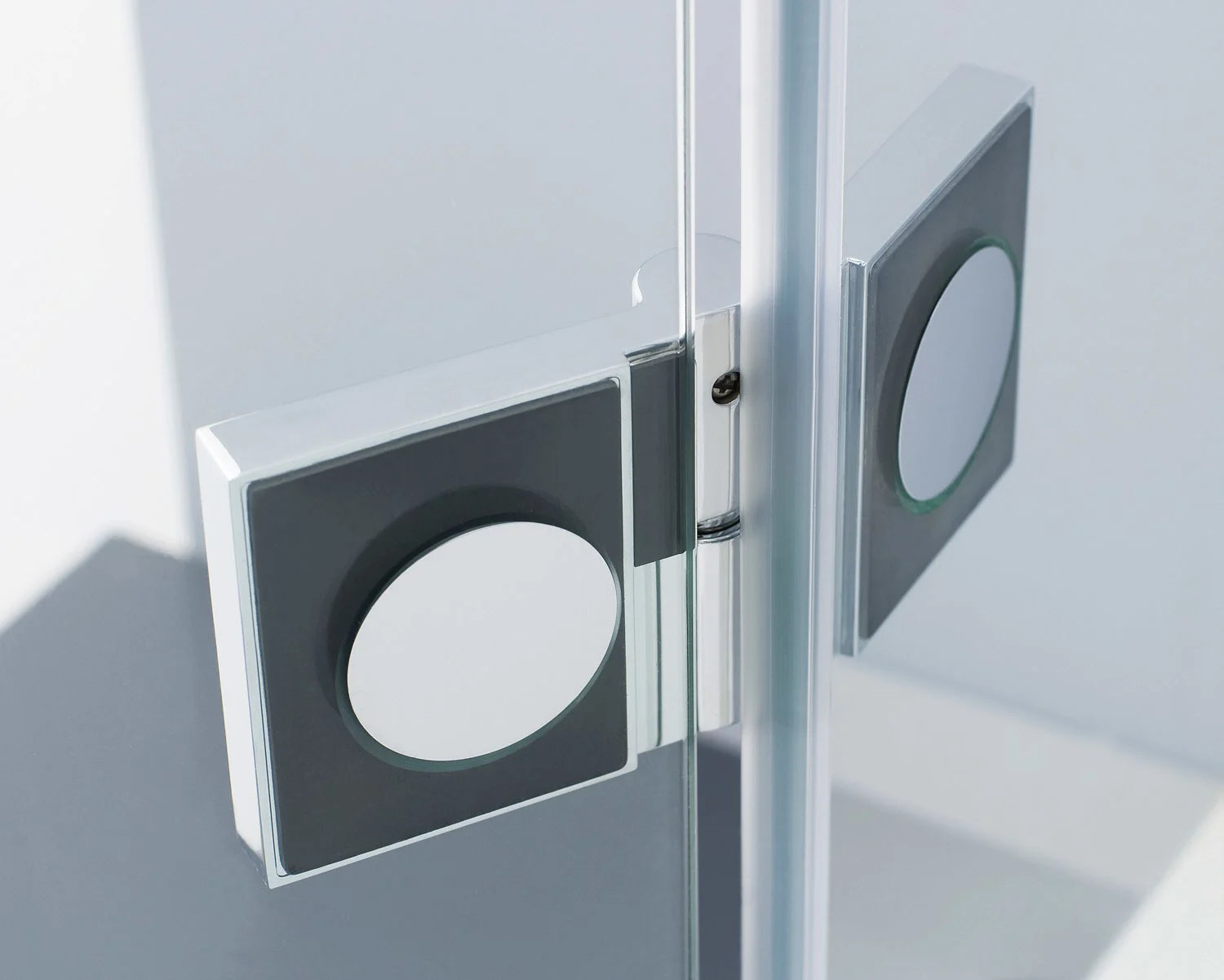 Steinkamp Lifestyle Fünfeckdusche 3-teilig 90 x 90 cm Anschlag links inkl. easypearl, mittig mattiert Bild 4