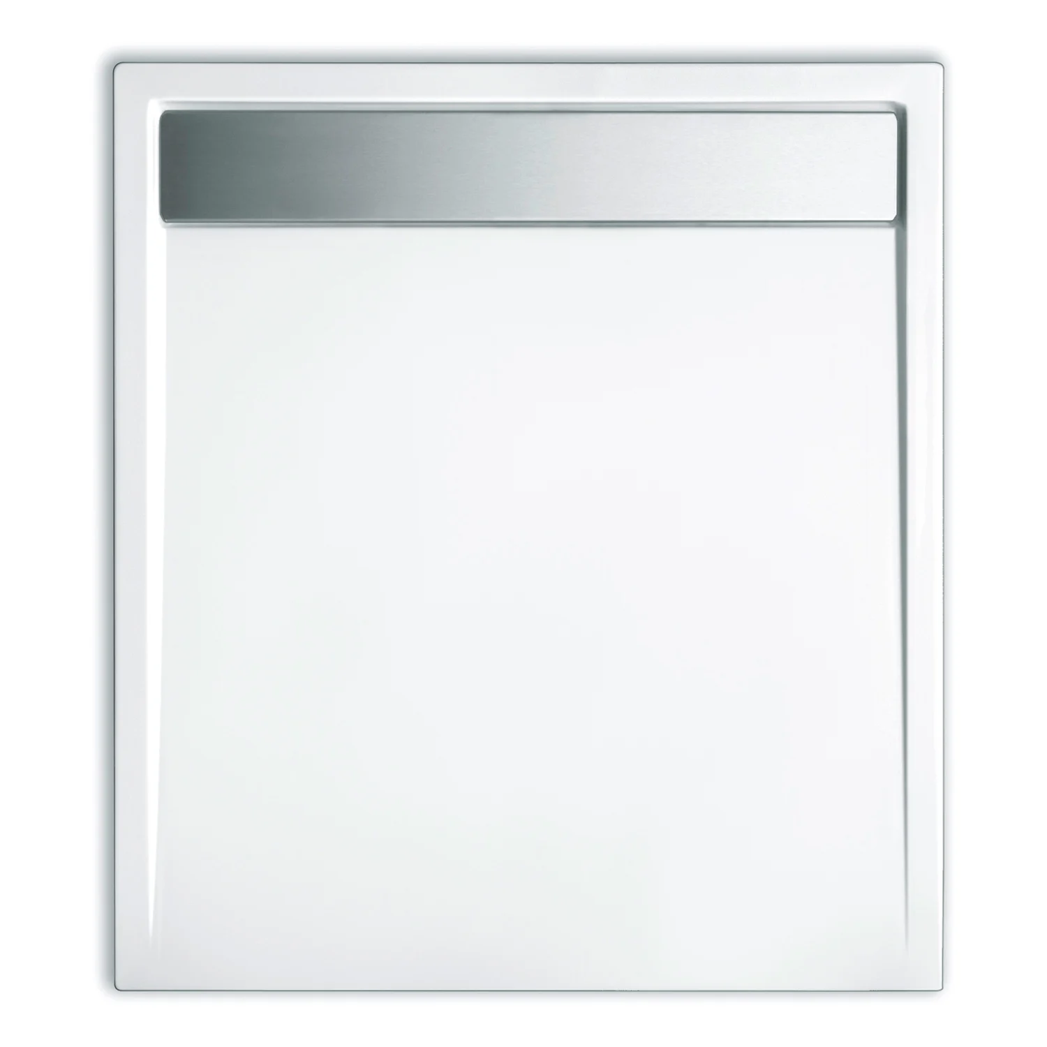 Steinkamp Living Duschwanne 100 x 80 cm mit Ablaufrinne, superflach