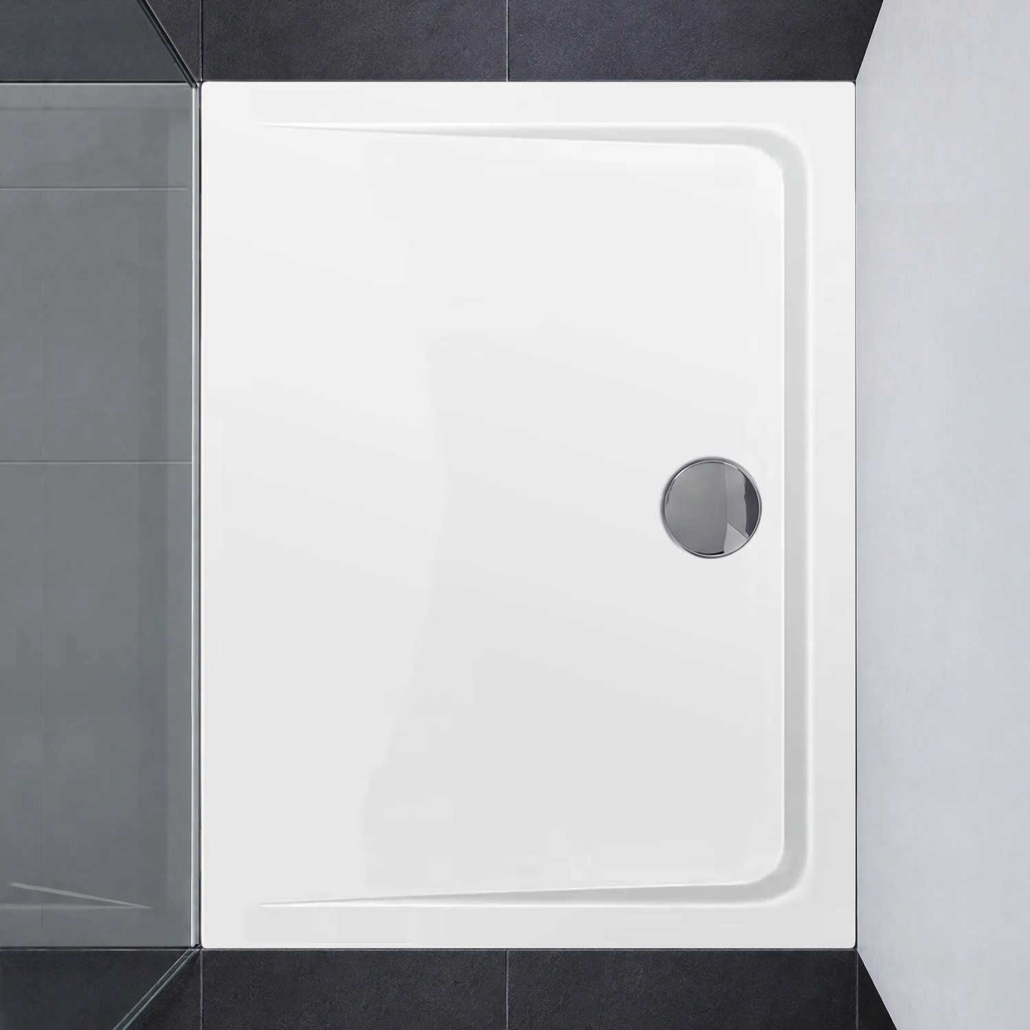 Steinkamp Plan Duschwanne 100 x 80 cm superflach