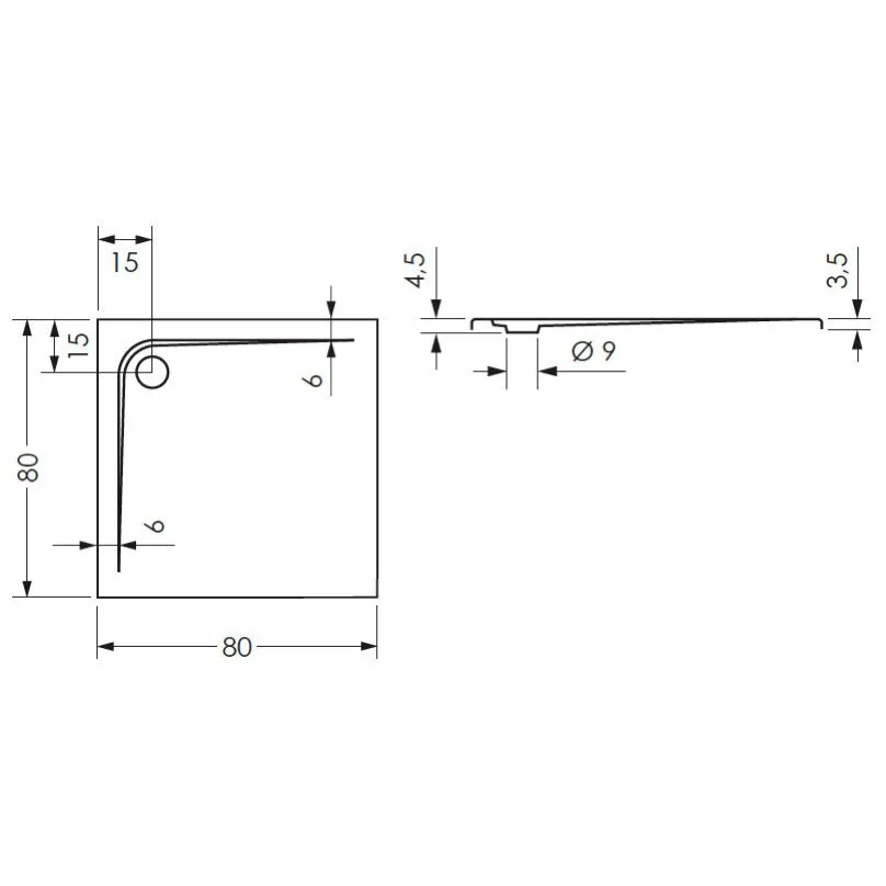Steinkamp Plan Duschwanne 80 x 80 cm superflach Bild 4