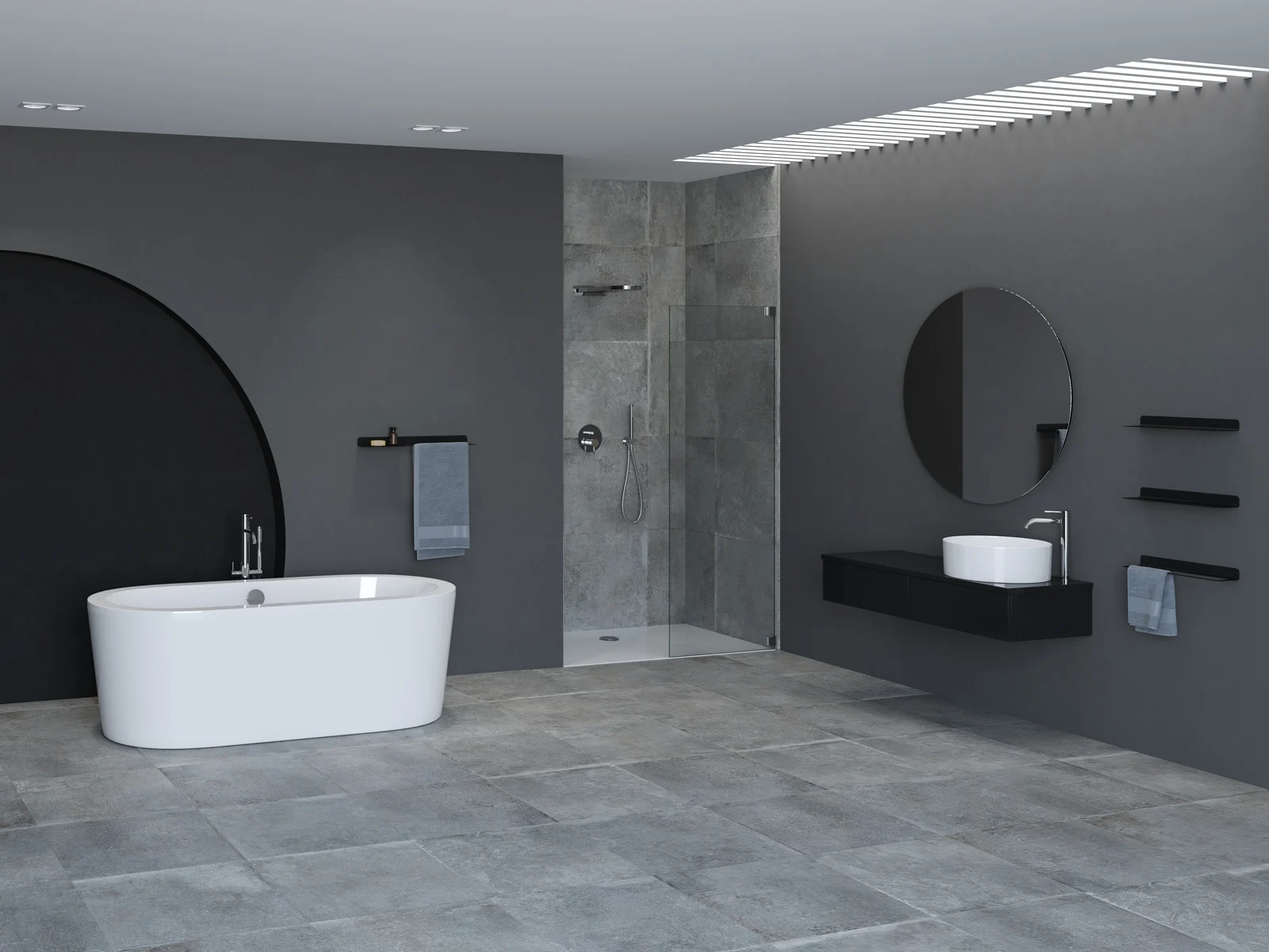 Steinkamp Life freistehende Badewanne 180 x 80 cm mit MT5 Ab- Ein- und Überlaufgarnitur Bild 4
