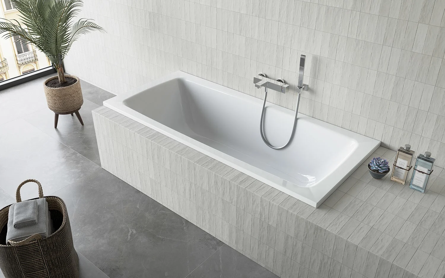 Sturotec Sturopur Duo Rechteck-Badewanne 180 x 80 cm Bild 2