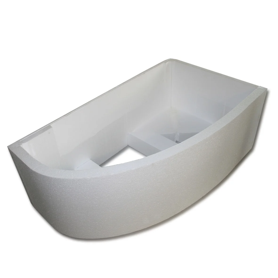 Sturotec Wannenträger für Riho Lyra Raumspar-Badewanne 153,5 x 100,5 cm, links für Eckeinbau