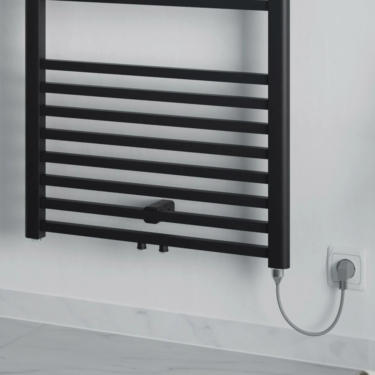 Sturotec Bath 11 E Badheizkörper 60 x 171,3 cm, rein elektrisch Bild 2
