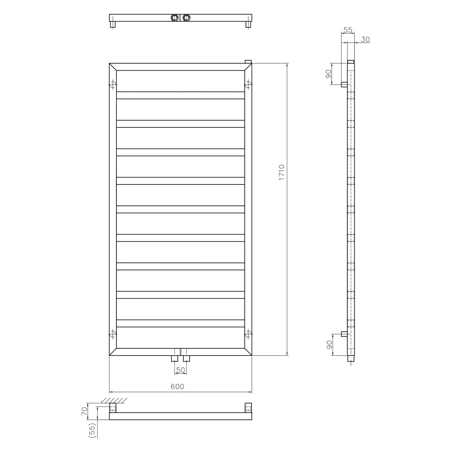 Sturotec Bath 3 Badheizkörper 60 x 172 cm Bild 3
