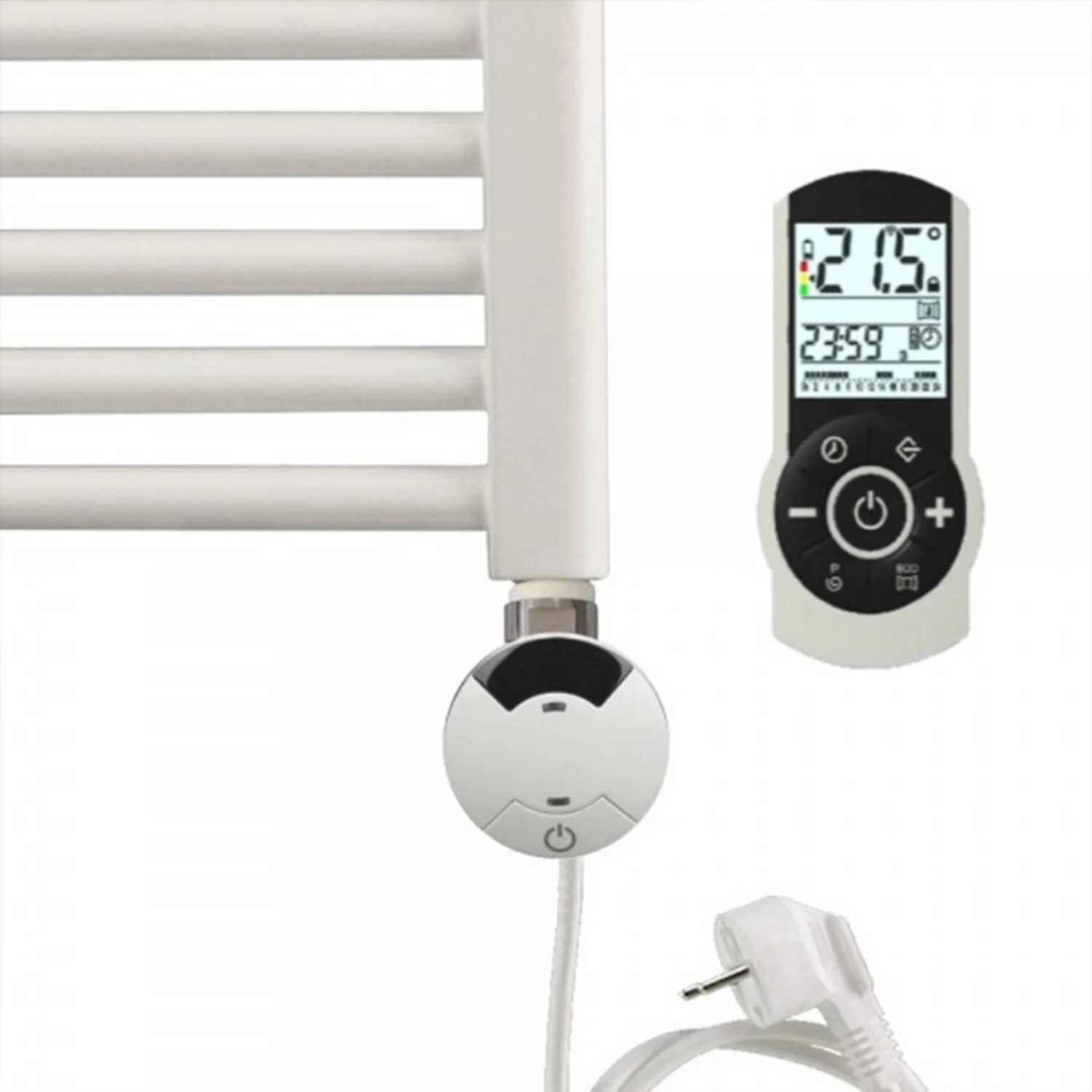 Sturotec Bath X E Badheizkörper 70 x 175 cm, rein elektrisch, mit integr. Raumthermostat, inkl. Fernbedienung Bild 2