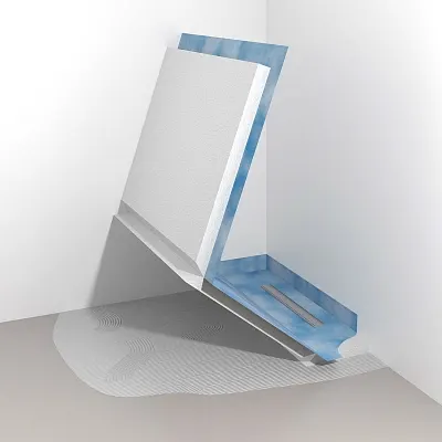 Sturotec Duschboardelement 90 x 90 cm, mit Easy-Drain Duschrinne Bild 2