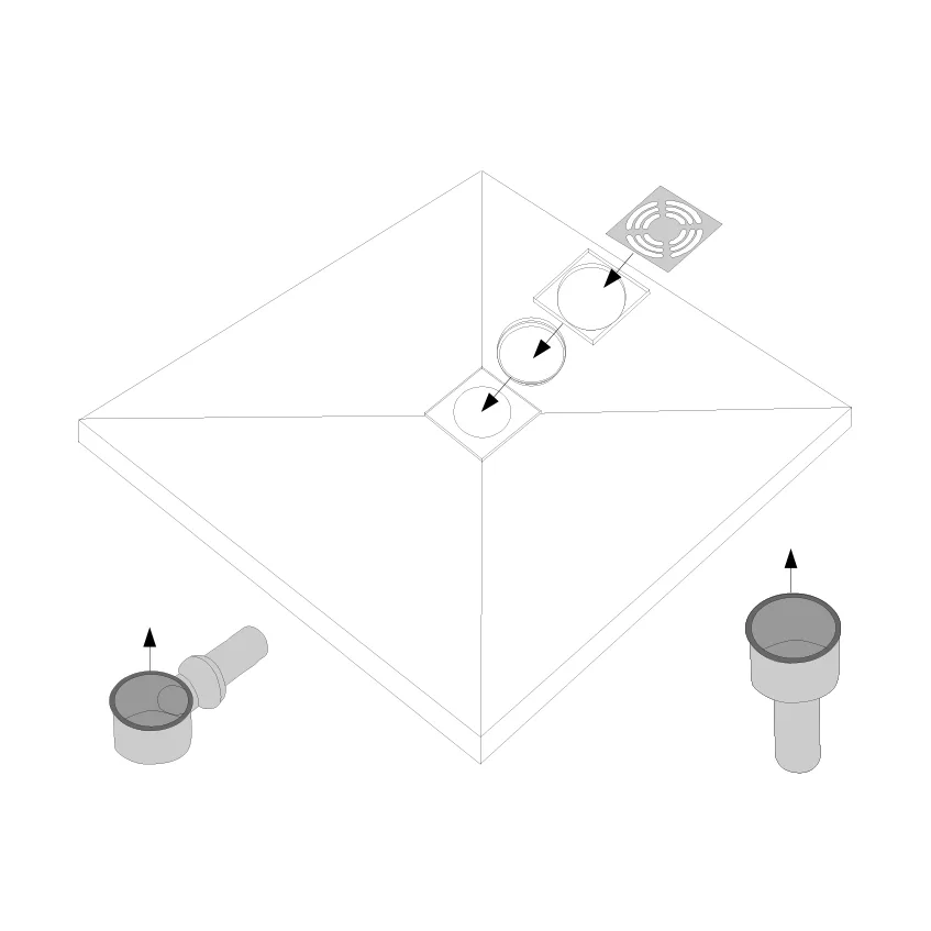 Sturotec Duschboard Rechteck 120 x 80 cm Bild 2