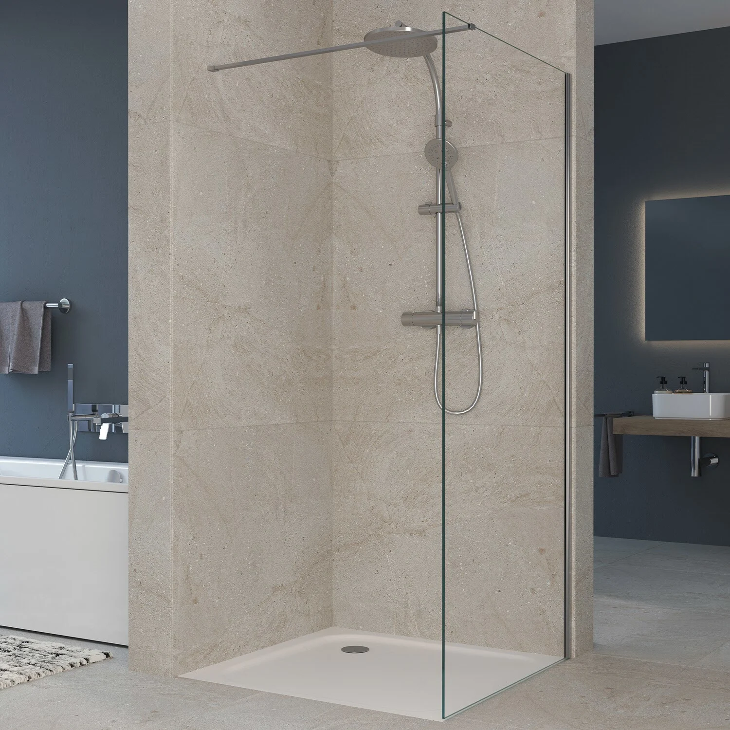 Sturotec 5090 Seitenwand 100 x 200 cm mit Nano-Beschichtung