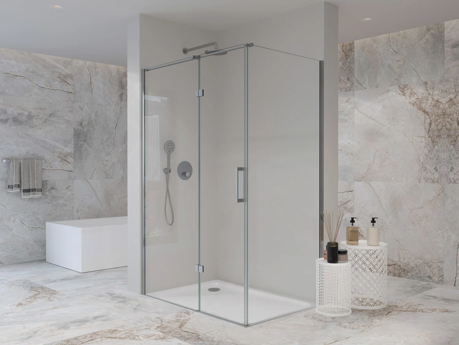 Sturotec 6030 Drehtür mit Festelement 80 x 200 cm mit Nano-Beschichtung Bild 3