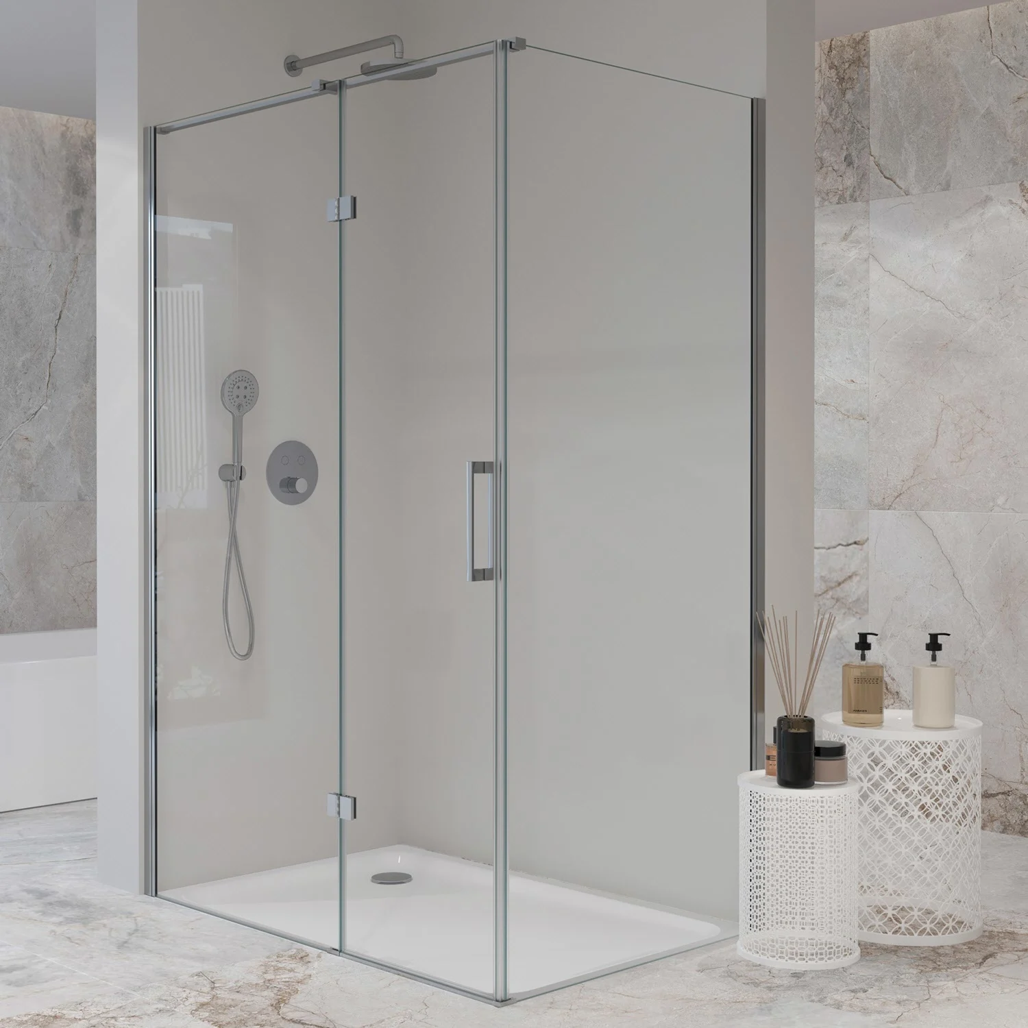 Sturotec 6030 Drehtür mit Festelement 80 x 200 cm mit Nano-Beschichtung