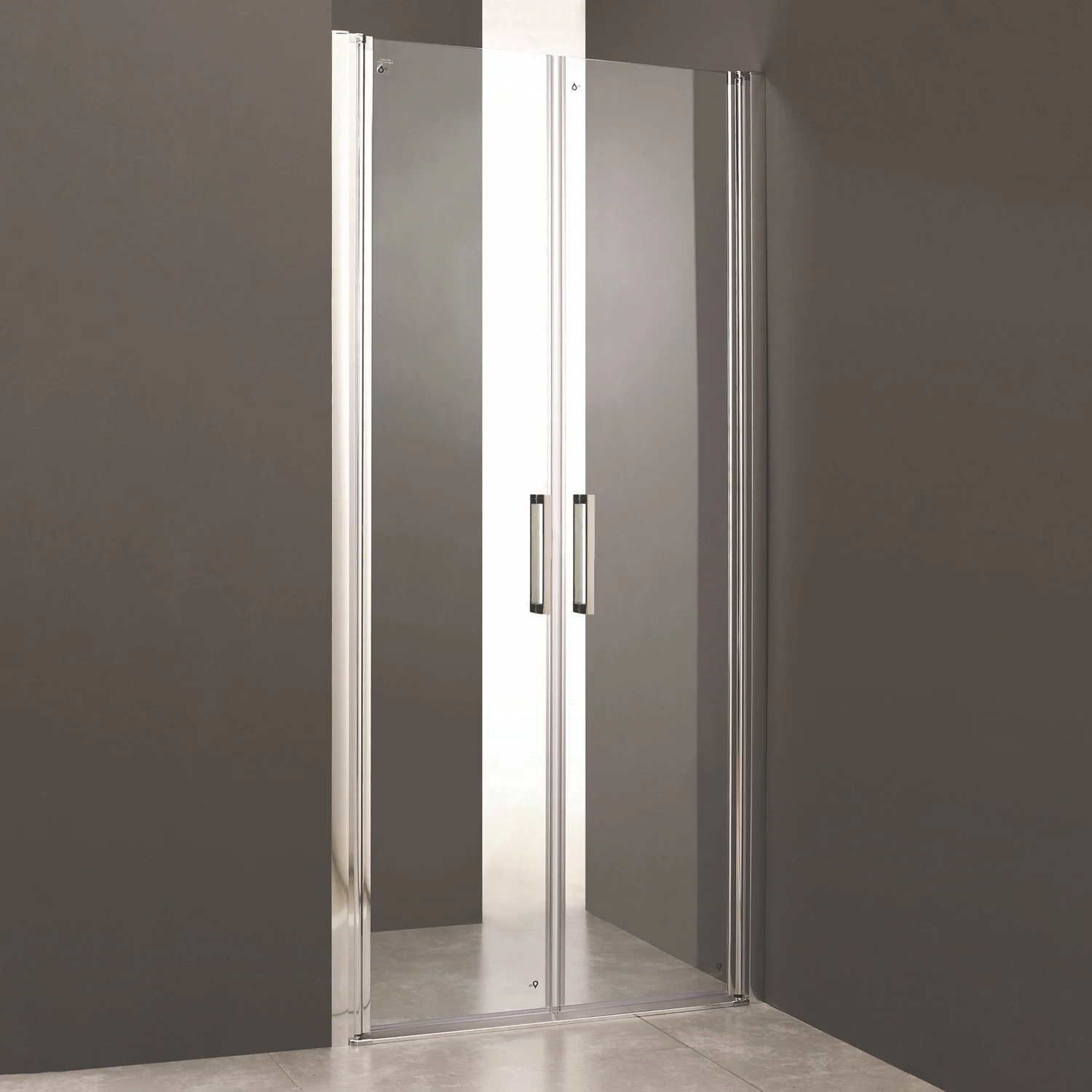 Sturotec 6090 2 Pendeltüren für Nische 90 x 200 cm mit Nano-Beschichtung Bild 2