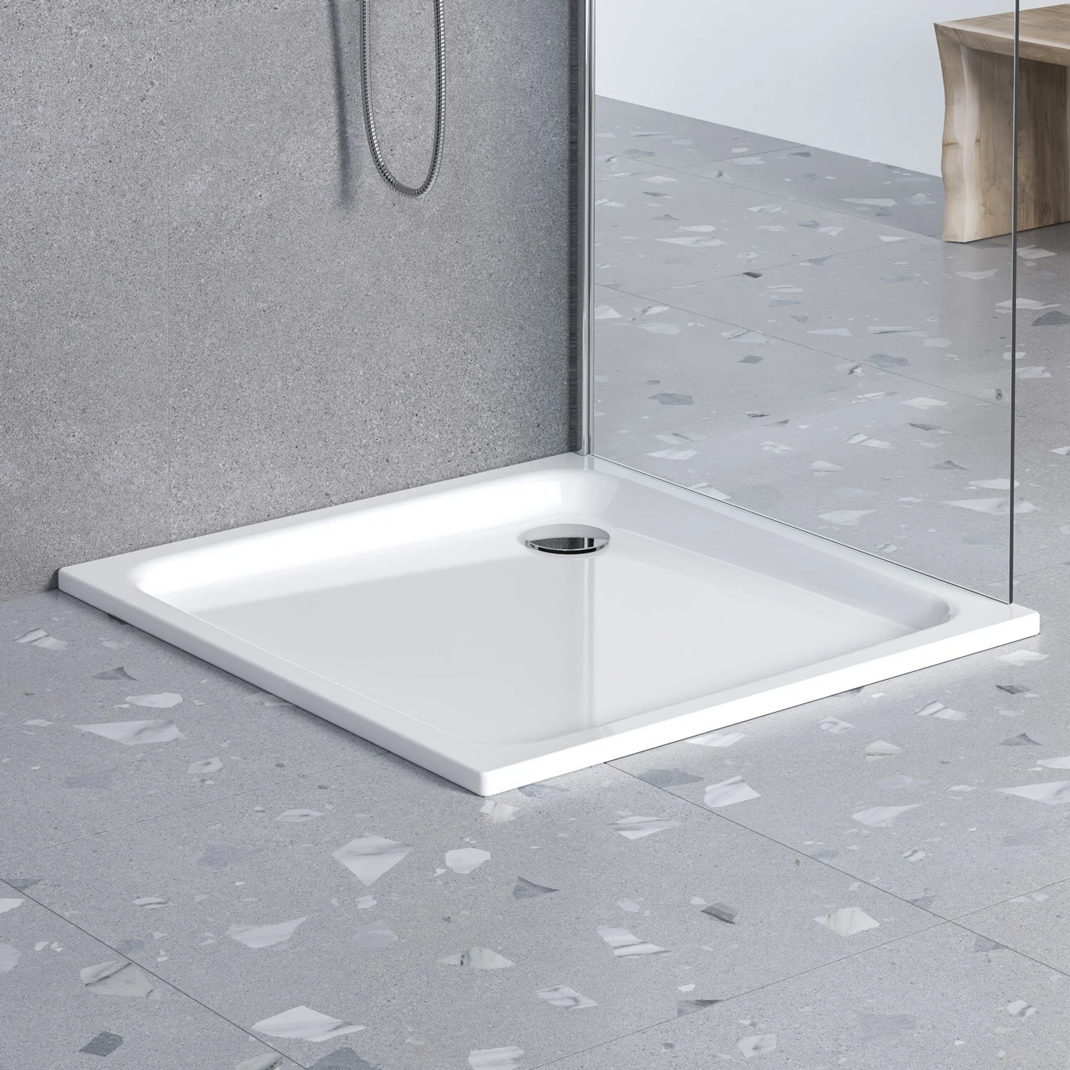 Sturotec Sturo flat Duschwanne 100 x 100 x 6,5 cm Bild 2