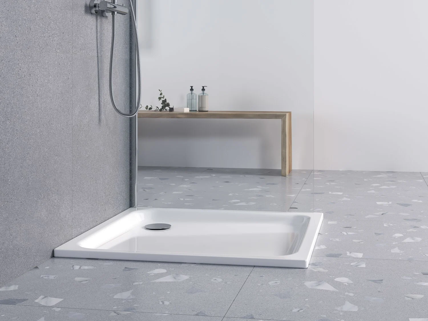 Sturotec Sturo flat Duschwanne 100 x 100 x 6,5 cm Bild 3