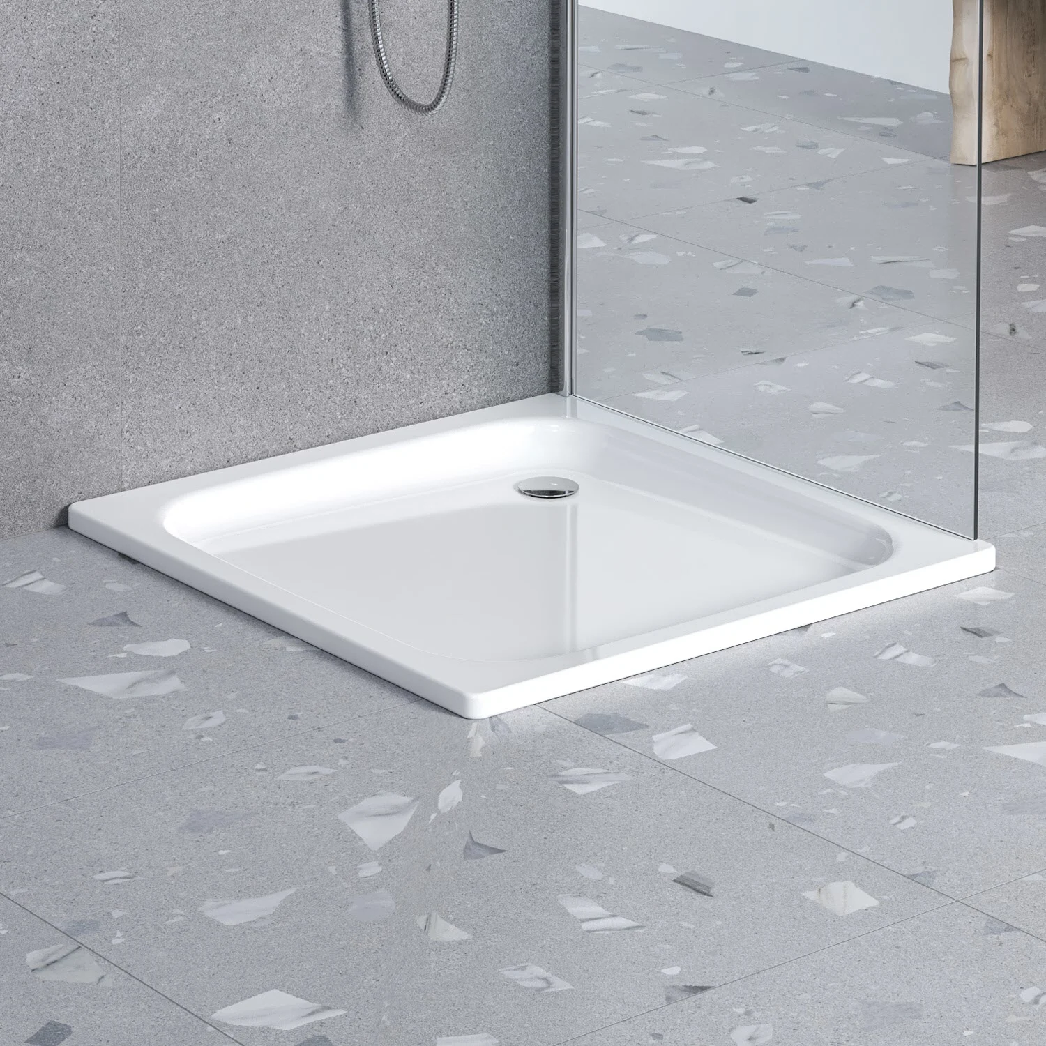 Sturotec Sturo flat Duschwanne 90 x 90 x 6,5 cm Bild 2