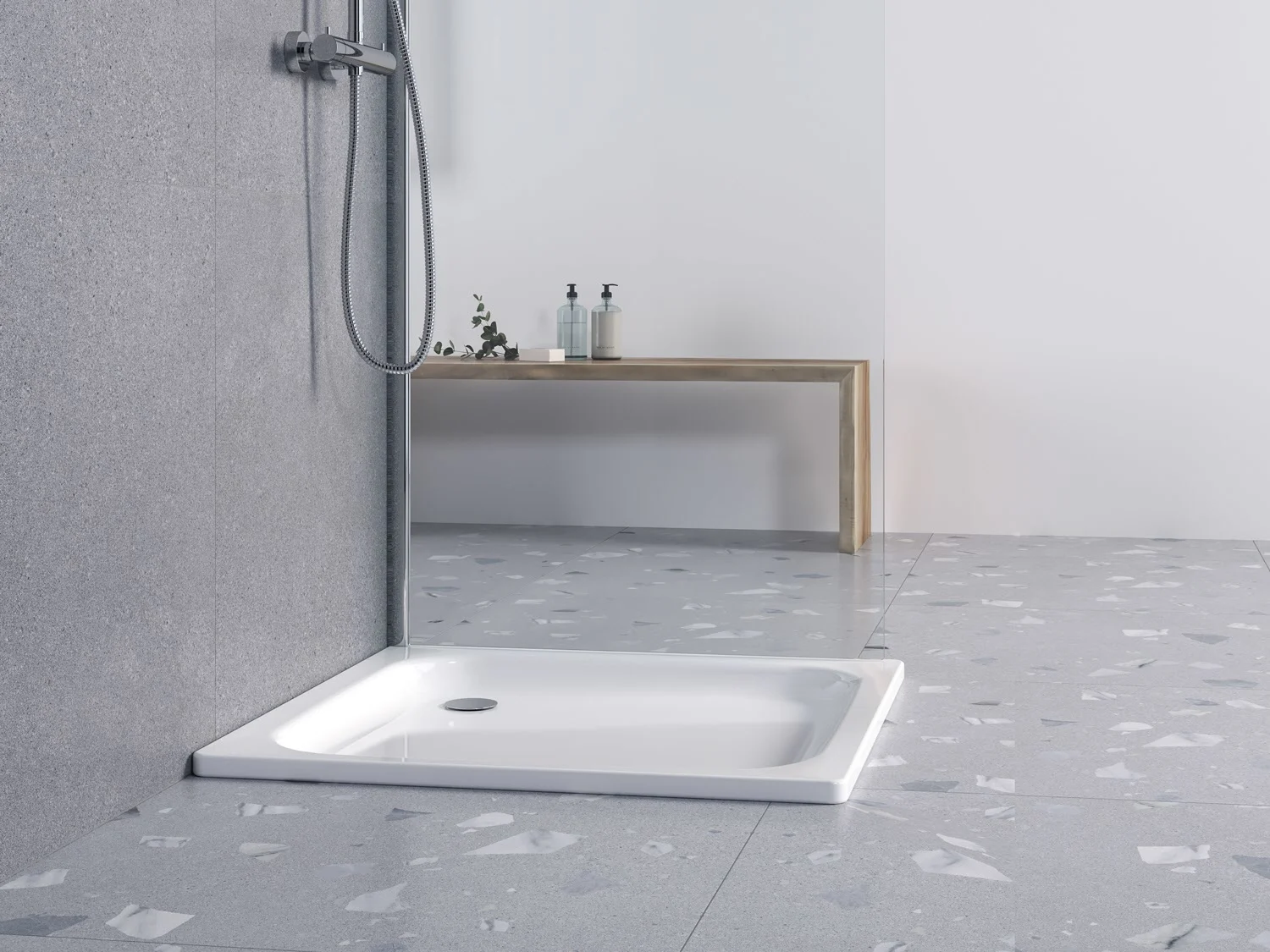 Sturotec Sturo flat Duschwanne 90 x 90 x 6,5 cm Bild 3