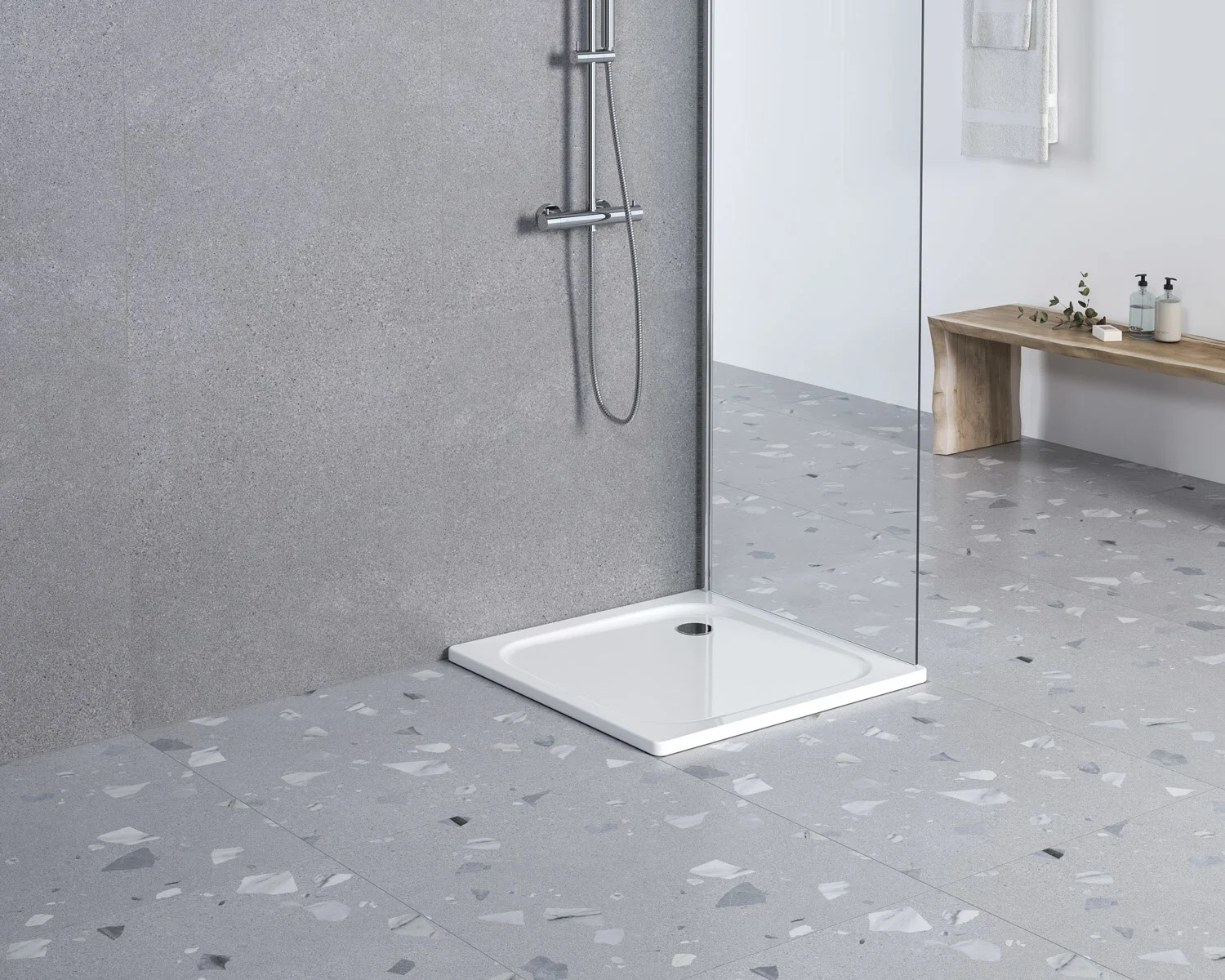 Sturotec Sturo superflat Duschwanne 80 x 80 x 2,5 cm Bild 4