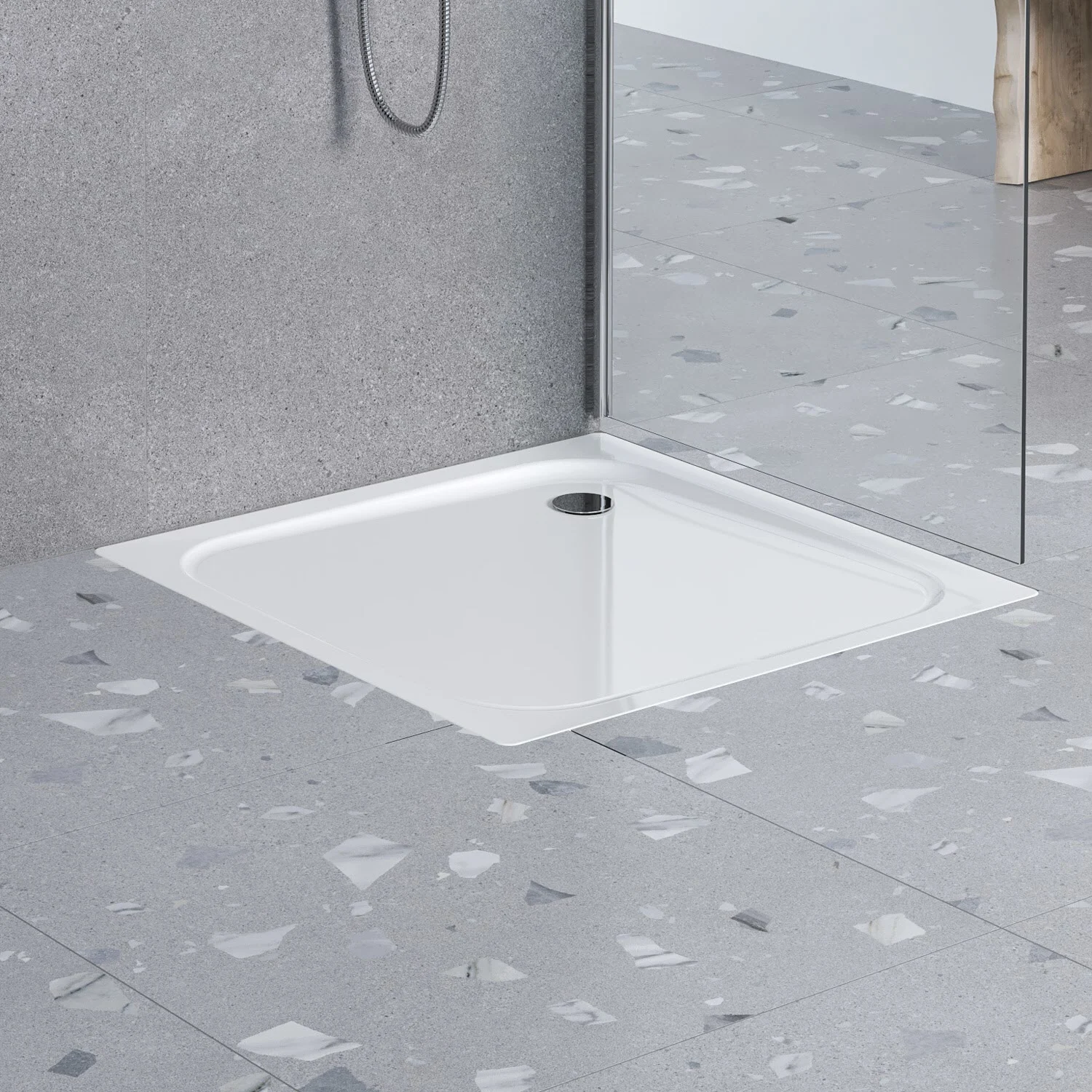 Sturotec Sturo superflat Duschwanne 90 x 90 x 2,5 cm